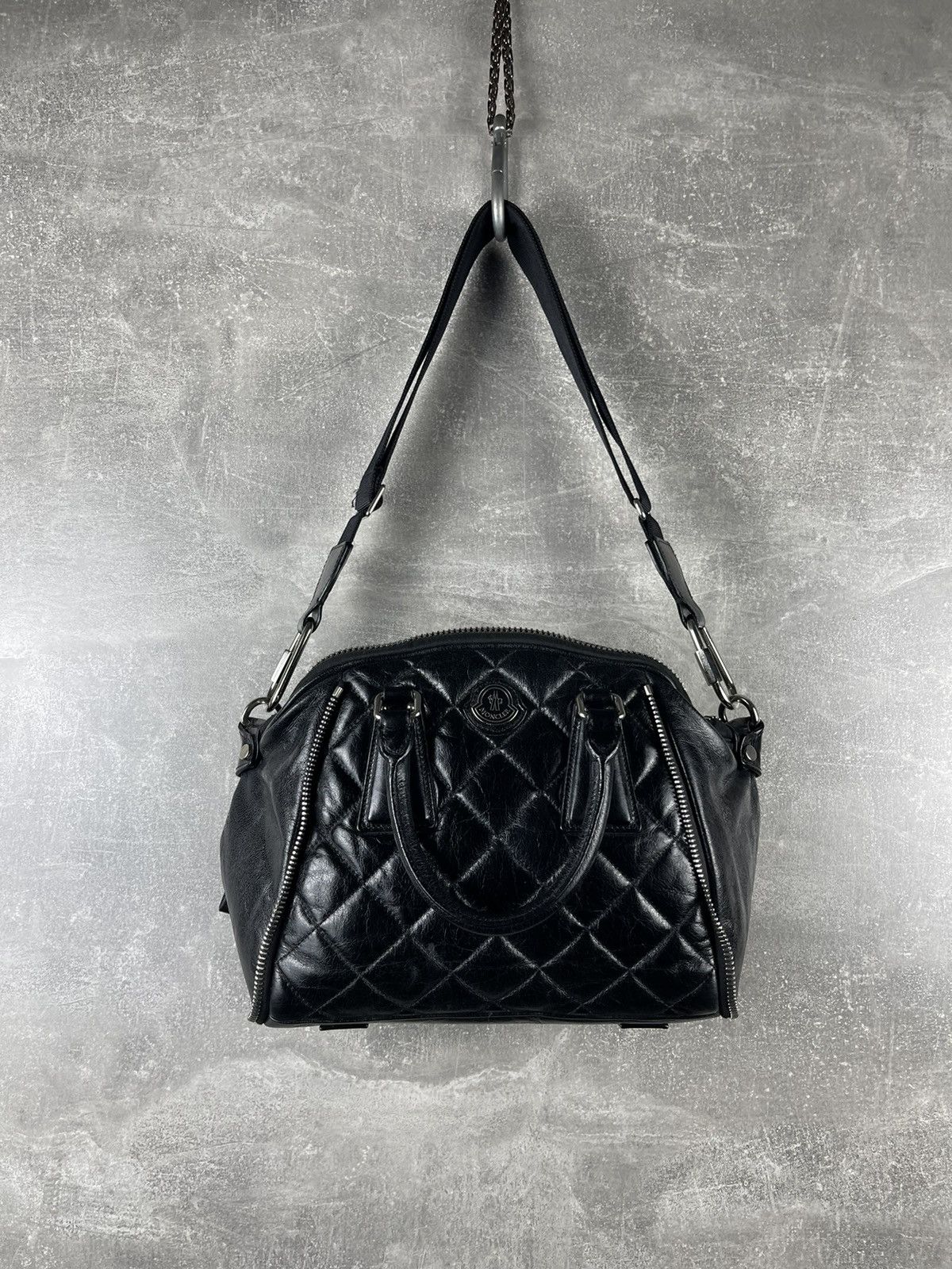 Moncler Moncler Cheryne Borsa Quilted Leather Tote CrossBody Bag Size ONE SIZE - 2 Thumbnail