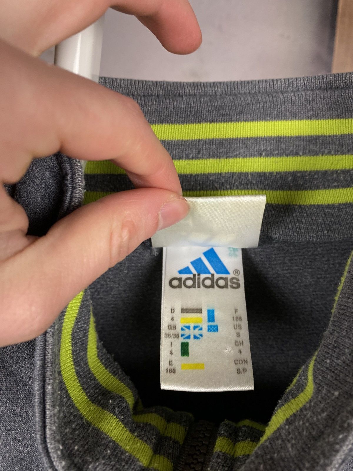 Adidas 🚀Vintage Track Jacket Adidas Full Zip Up Big Logo🚀 Size US S / EU 44-46 / 1 - 15 Thumbnail
