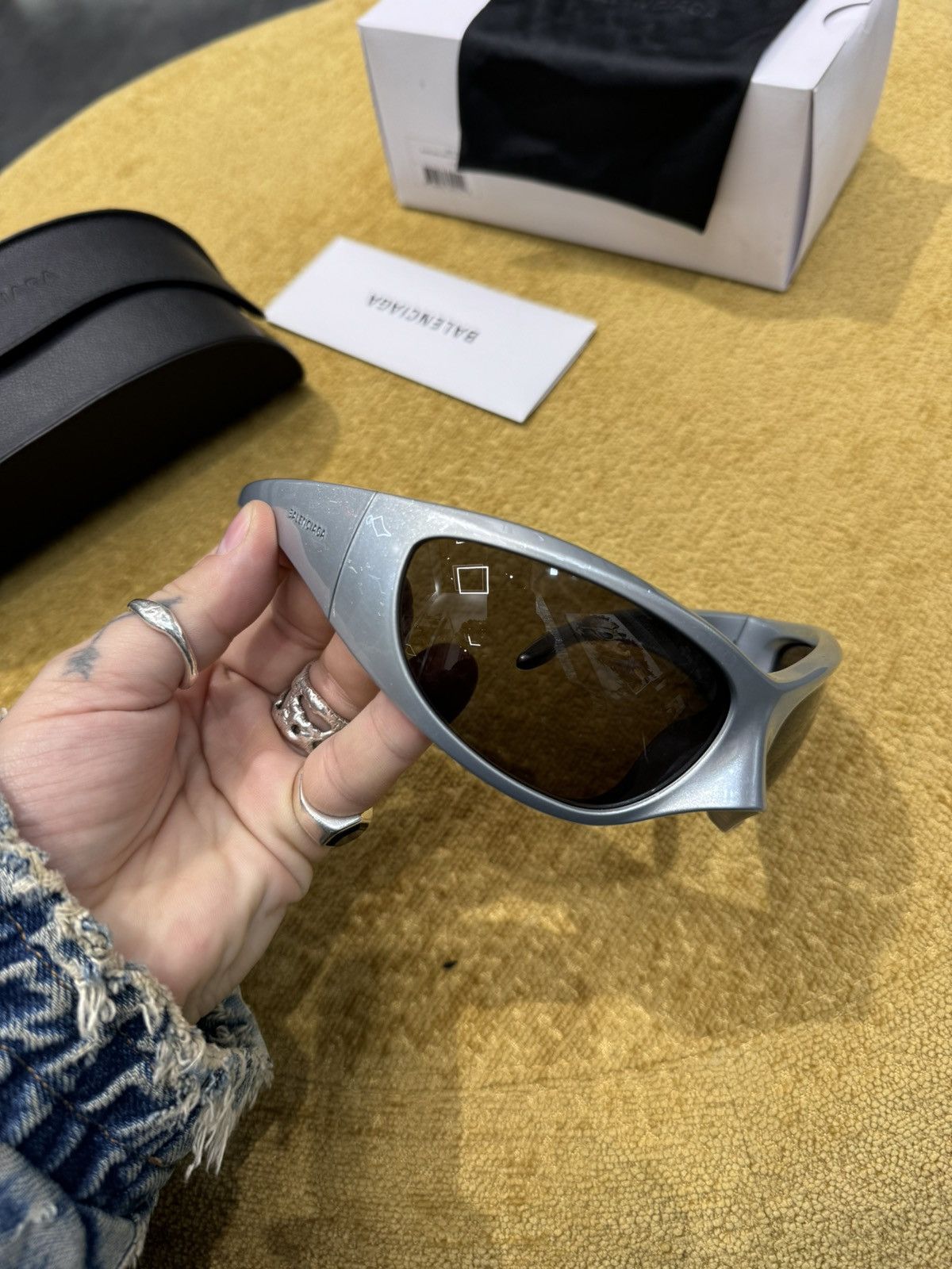 Balenciaga Balenciaga silver mask Size ONE SIZE - 1 Thumbnail