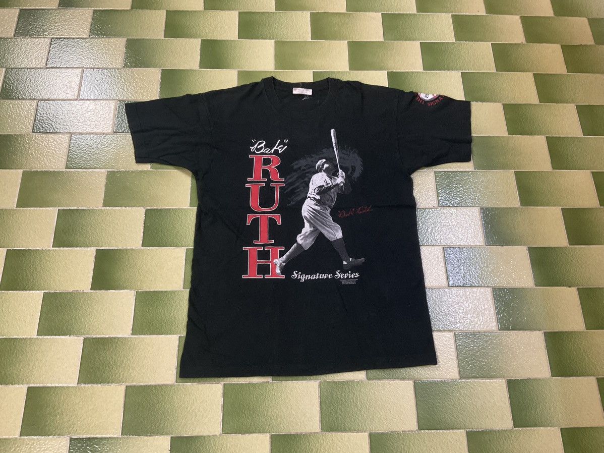 MLB Vintage 1994 Babe Ruth Baseball Signature Series T-Shirt Size US L / EU 52-54 / 3 - 1 Thumbnail