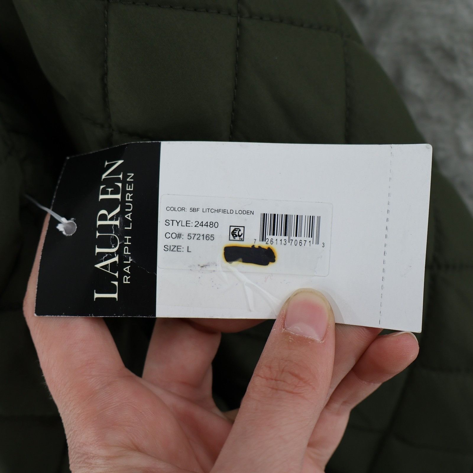 Lauren Ralph Lauren Lauren Ralph Lauren Faux-Sherpa-Collar Quilted Coat Womens L Size L / US 10 / IT 46 - 12 Thumbnail