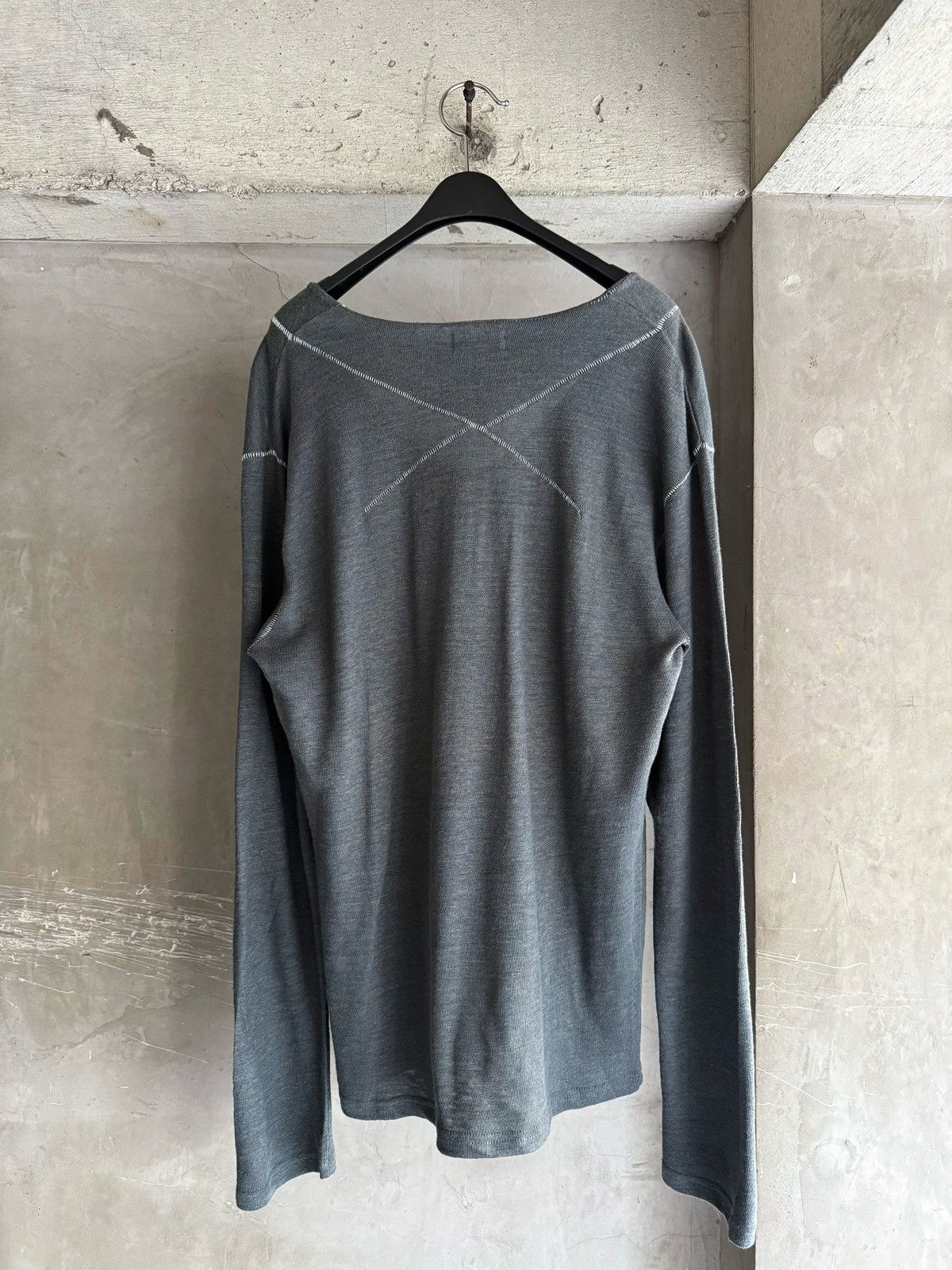 Final Home 2000s FINAL HOME Oversized Cross-Stitch Knit Sweater Size US M / EU 48-50 / 2 - 5 Thumbnail