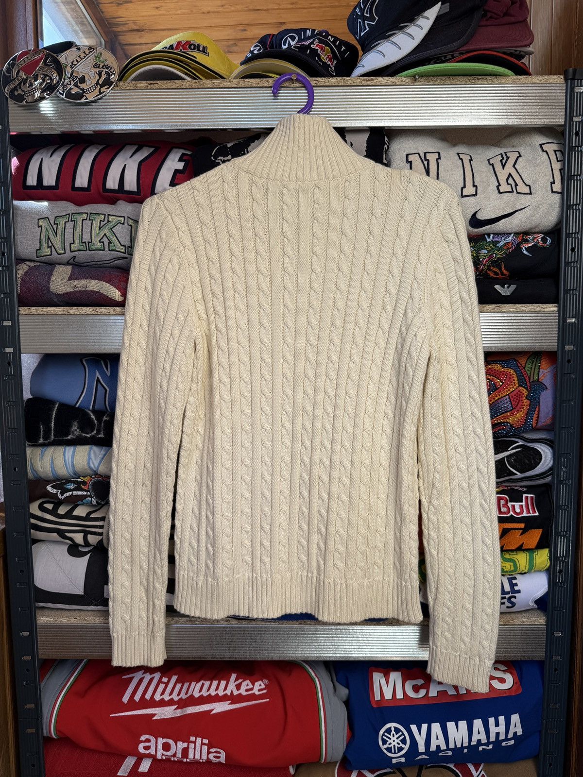 Polo Ralph Lauren Vintage Knit Polo Ralph Lauren Sweatshirt Oldmoney Size US M / EU 48-50 / 2 - 2 Thumbnail