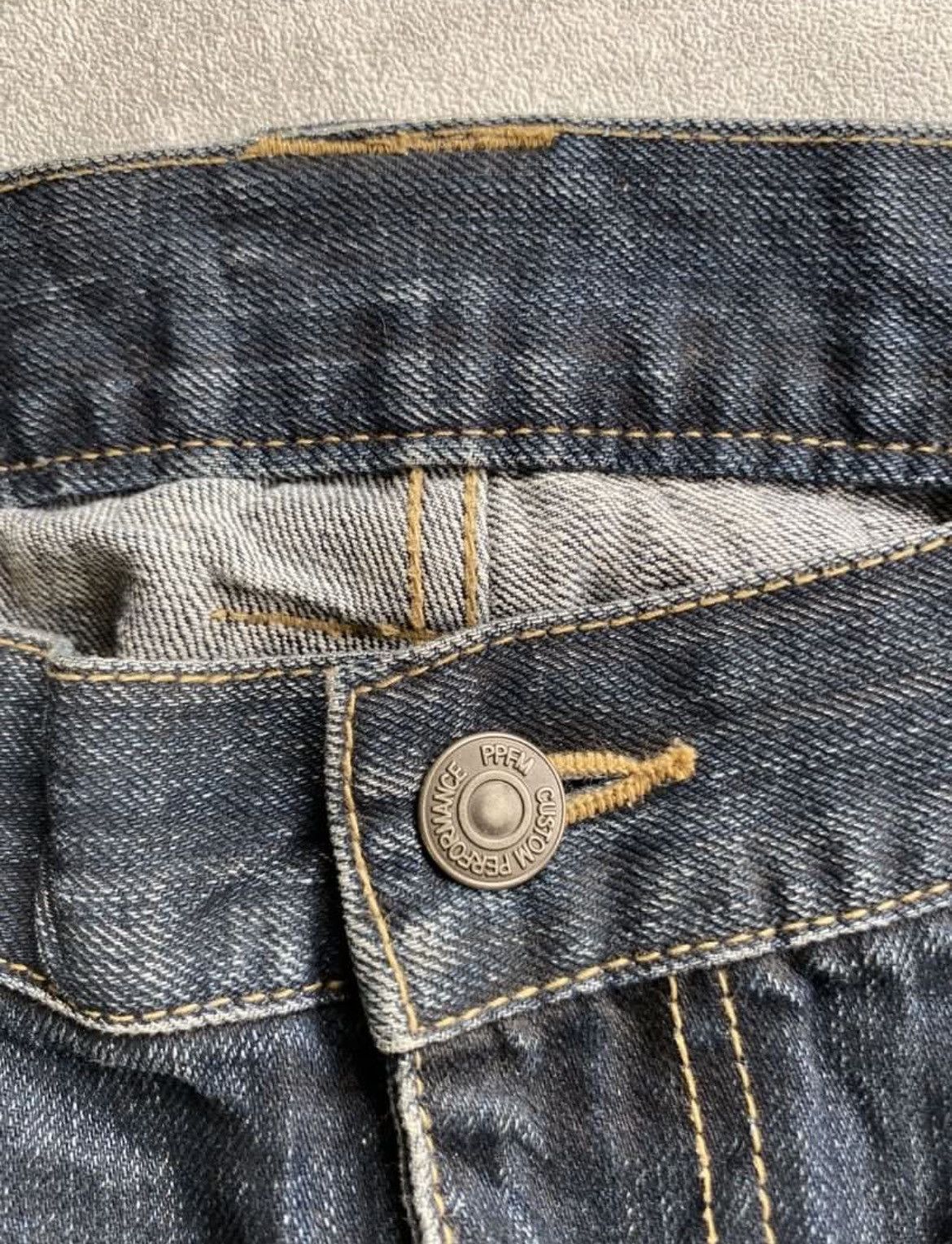 Japanese Brand × Le Grande Bleu (L.G.B.) × PPFM PPFM Bondage Y2K Denim Pants Size US 33 - 7 Thumbnail