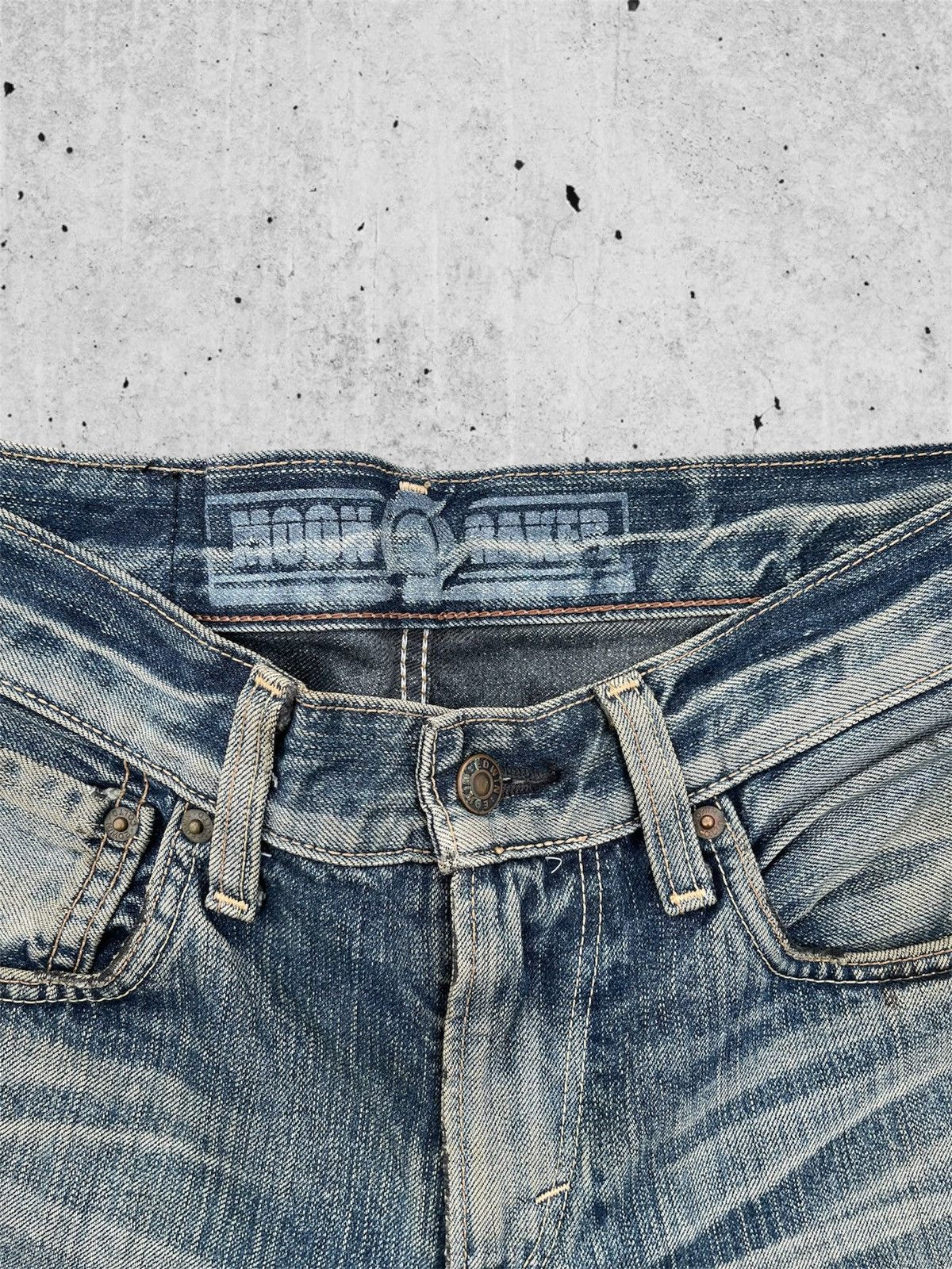 Edwin × Japanese Brand 🔥 Edwin 503 Distressed Denim Vintage W30 🔥 Size US 30 / EU 46 - 7 Thumbnail