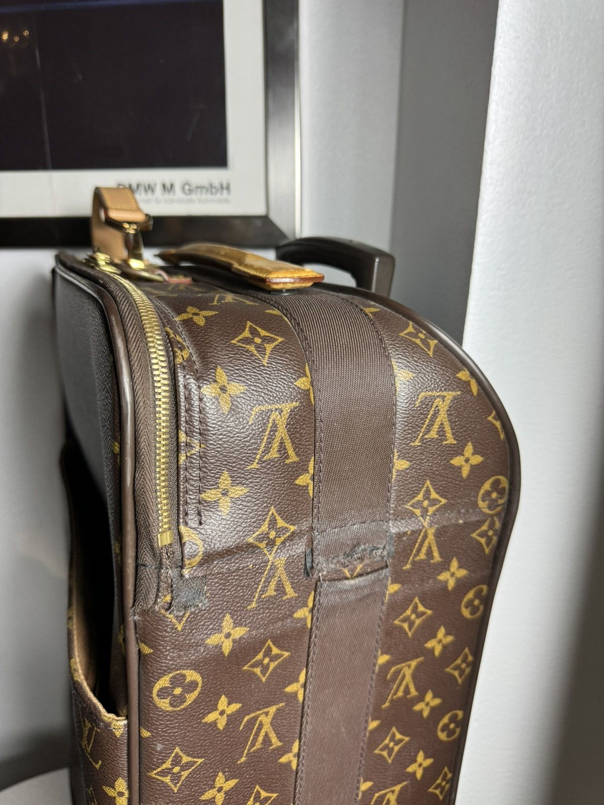 Louis Vuitton Louis Vuitton Monogram Leather Pegas 55 Rolling Suitcase Size ONE SIZE - 14 Thumbnail