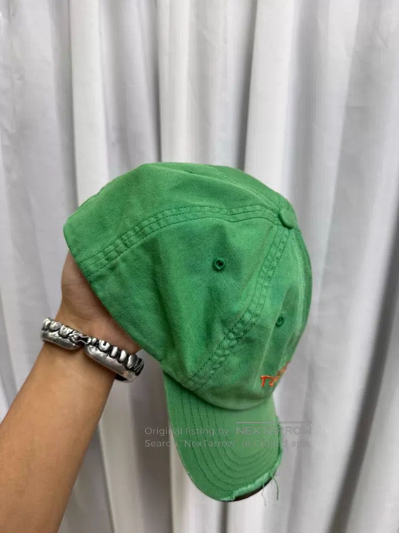 Vetements Vetements Tuesday embroidered distressed washed hat| Size ONE SIZE - 2 Thumbnail