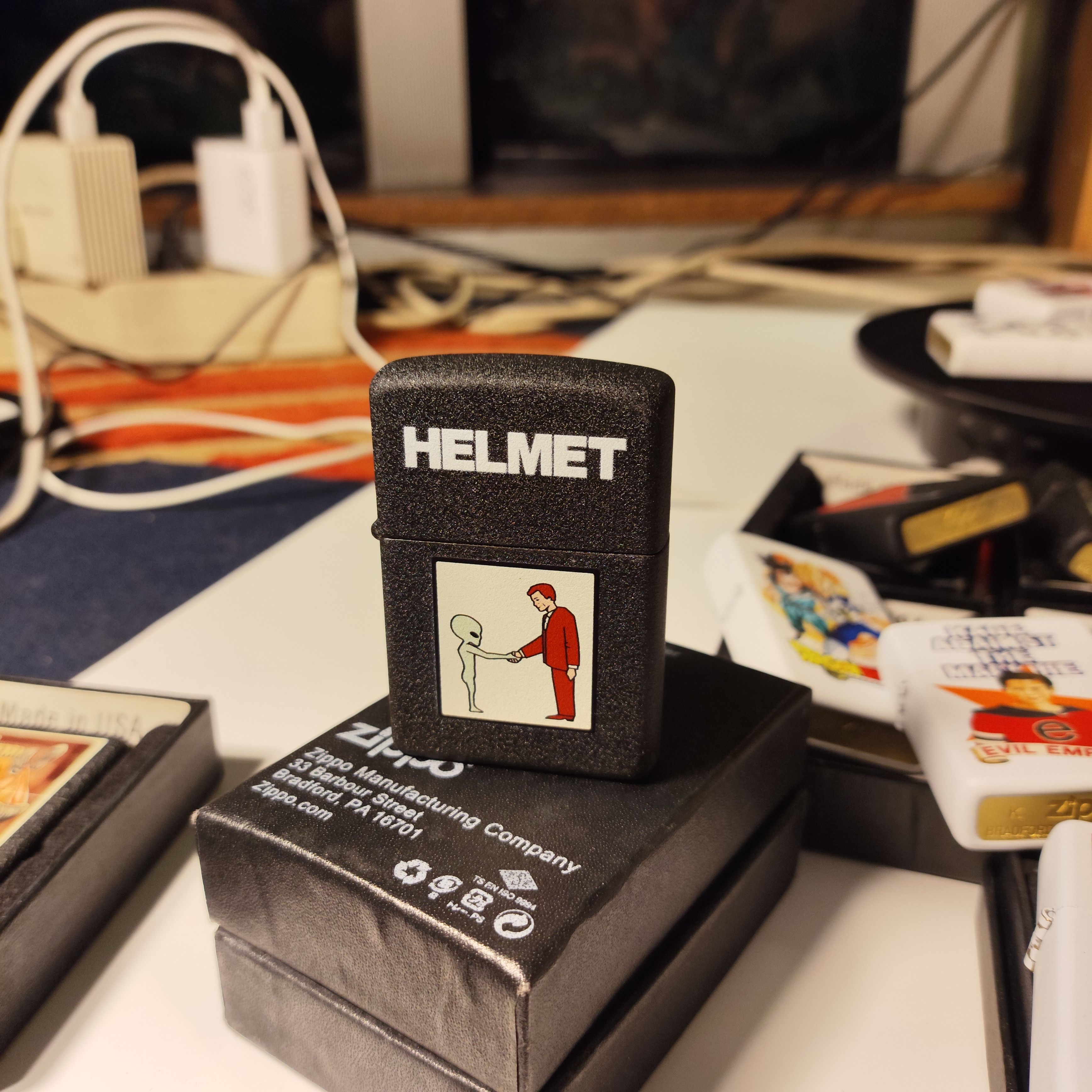 Zippo Helmet Zippo Lighter Size ONE SIZE - 1 Thumbnail