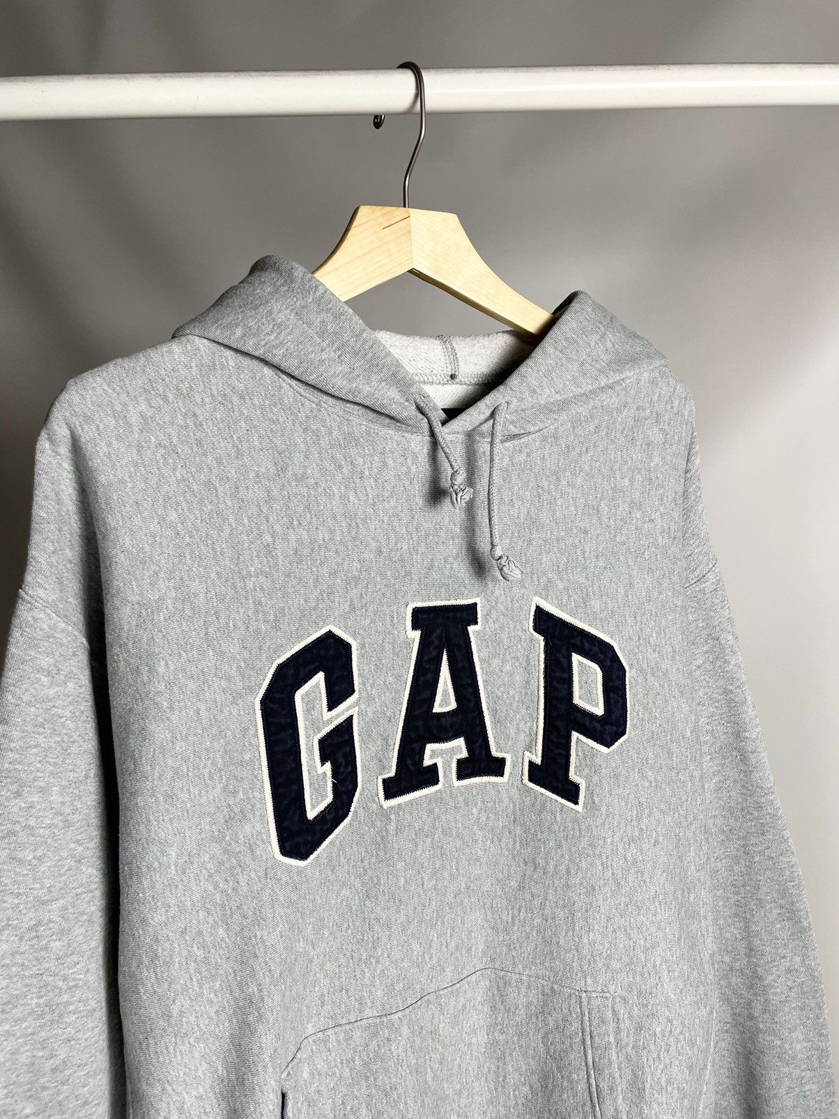 Gap VINTAGE 🐻‍❄️ GAP basic boxy fit centre logo Hoodie Size US M / EU 48-50 / 2 - 3 Thumbnail