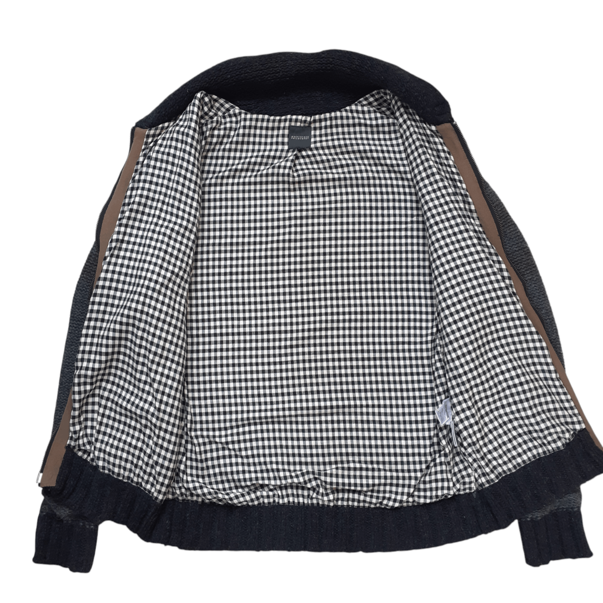 Japanese Brand × Mackintosh Mackintosh Philosophy Wool Full Zip Cardigan Sweater Unisex Size US S / EU 44-46 / 1 - 7 Thumbnail