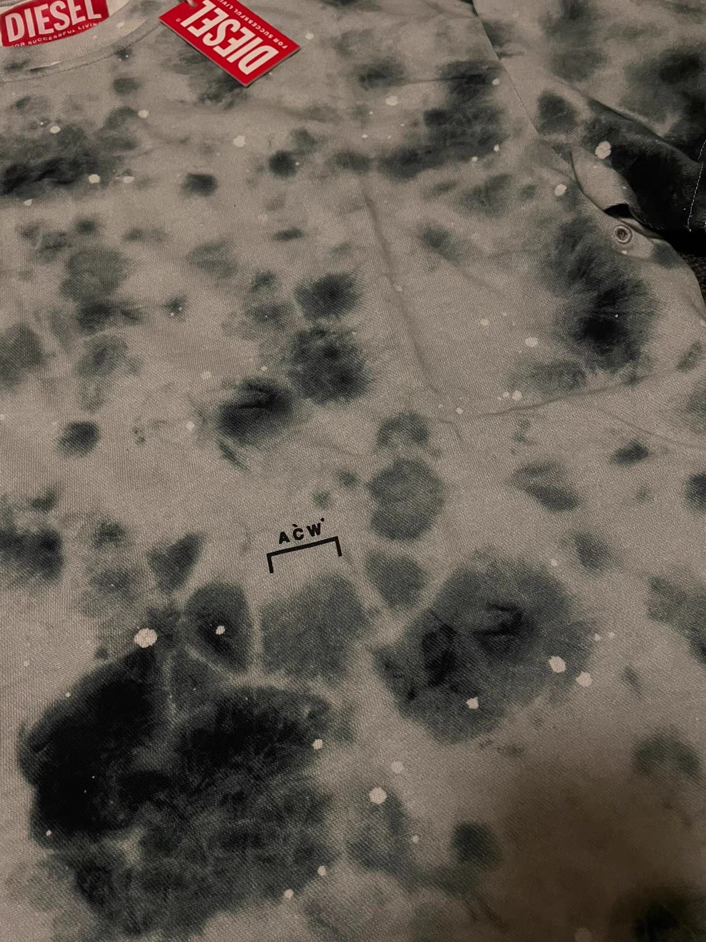 Diesel Diesel x A-Cold-Wall ACW Tie-Dye Short Sleeve T-shirt Size US M / EU 48-50 / 2 - 4 Thumbnail