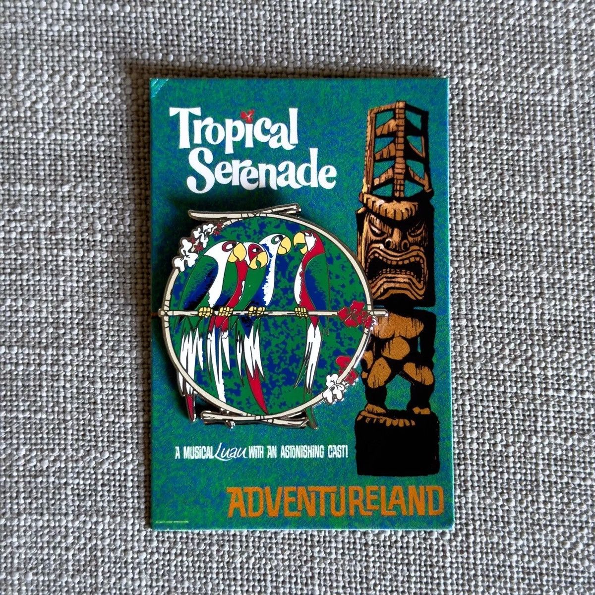 Disney Poster Tropical Serenade Pin Tiki Room Adventureland Size ONE SIZE - 1 Thumbnail