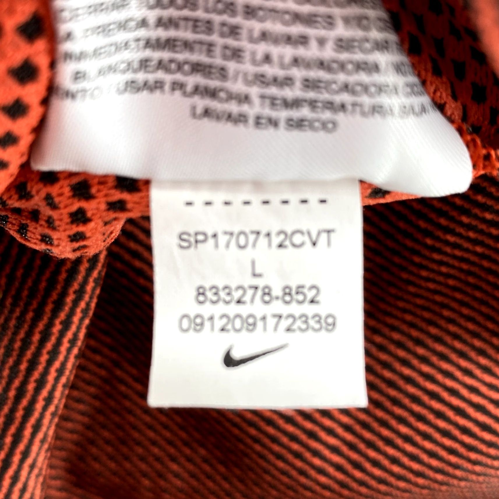 Nike Nike Golf Pullover Mens Large Orange Dri-Fit Performance Gym Training Athleisure Shirt Size US L / EU 52-54 / 3 - 7 Thumbnail
