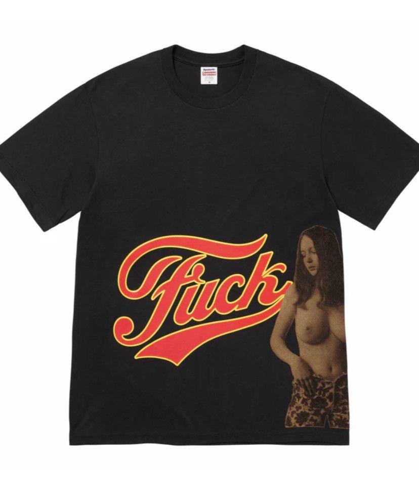 Hysteric Glamour × Supreme Supreme Hysteric Glamour Fuck Tee size 