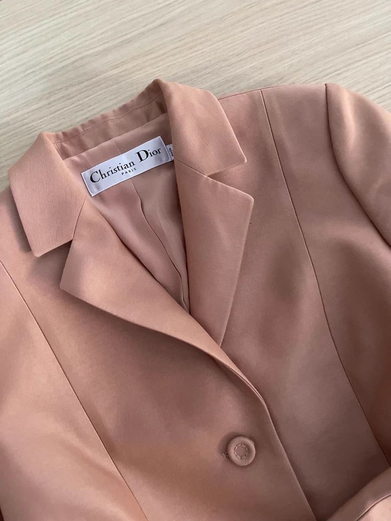 Dior Dior Rose-pink classic small suit Size XS / US 0-2 / IT 36-38 - 4 Thumbnail