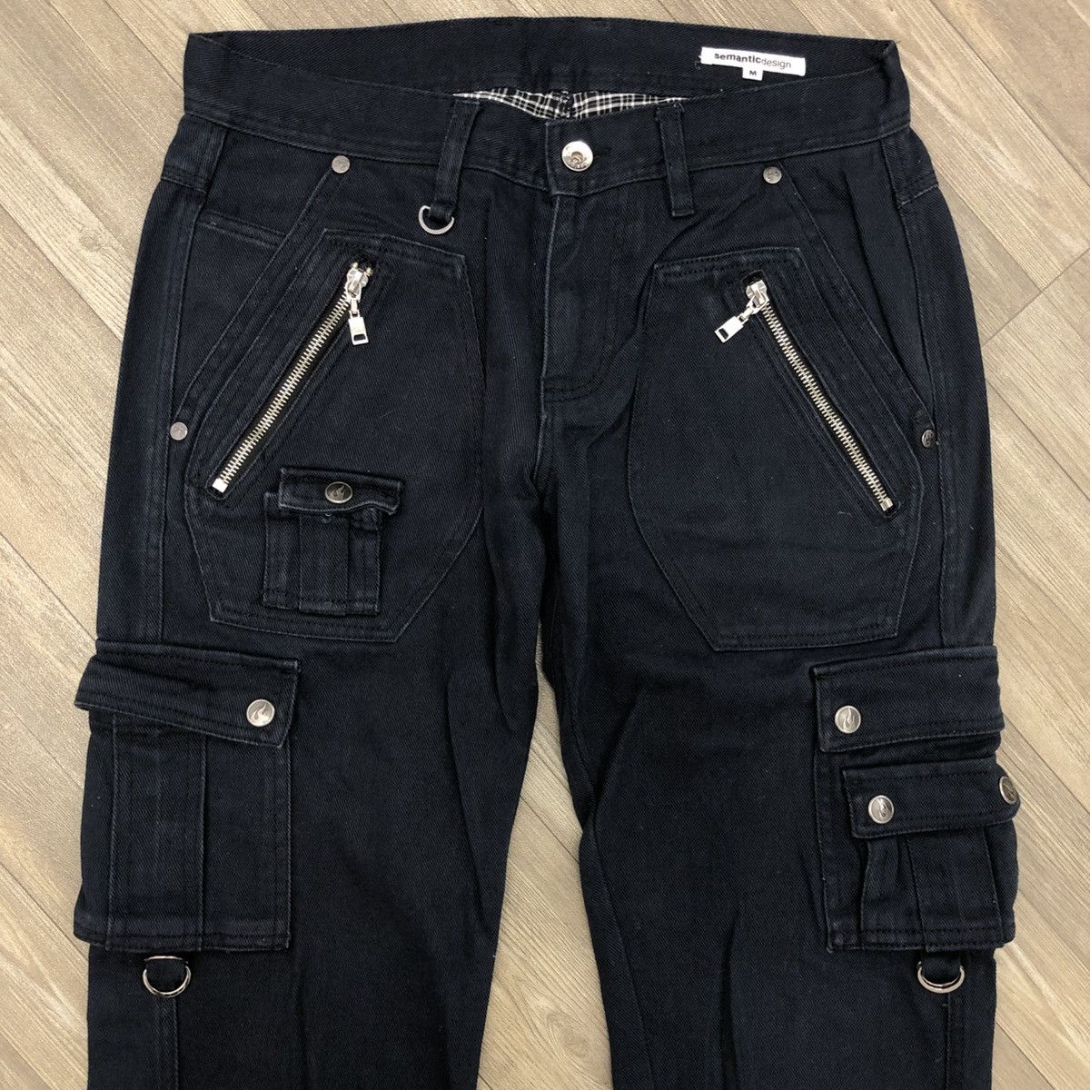 Hysteric Glamour × Japanese Brand × Seditionaries Rare Vintage Semantic Design Julius7 Gas Mask Jeans 1990s Size US 30 / EU 46 - 2 Thumbnail