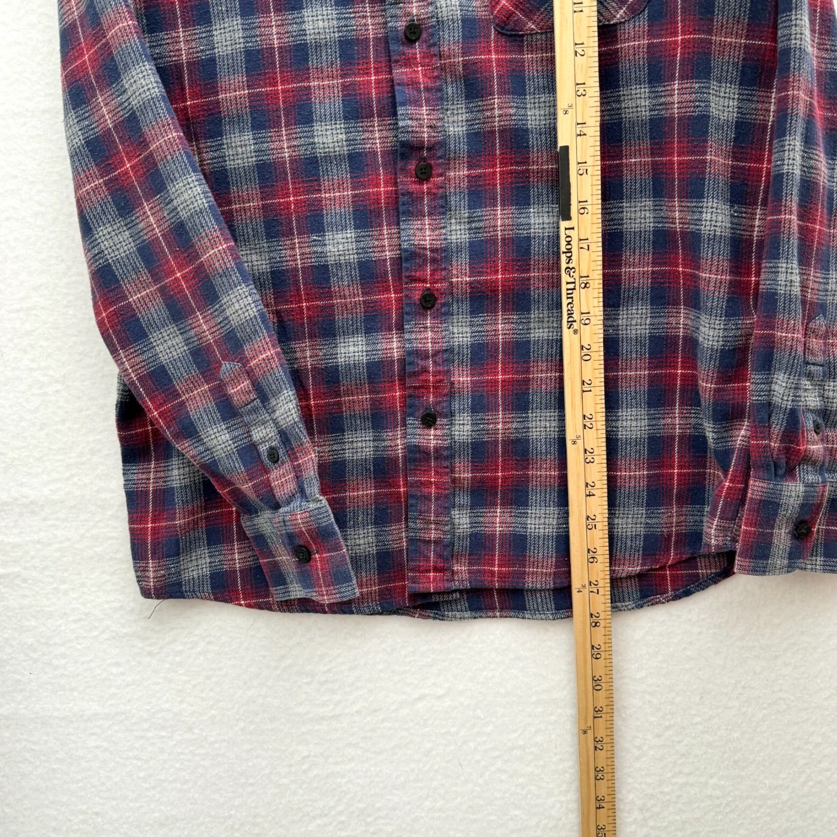 Etnies ETNIES Skateboarding Men's L Long Sleeve Plaid T-Shirt VTG Y2K 00s Skater Multicolor Size US L / EU 52-54 / 3 - 5 Thumbnail