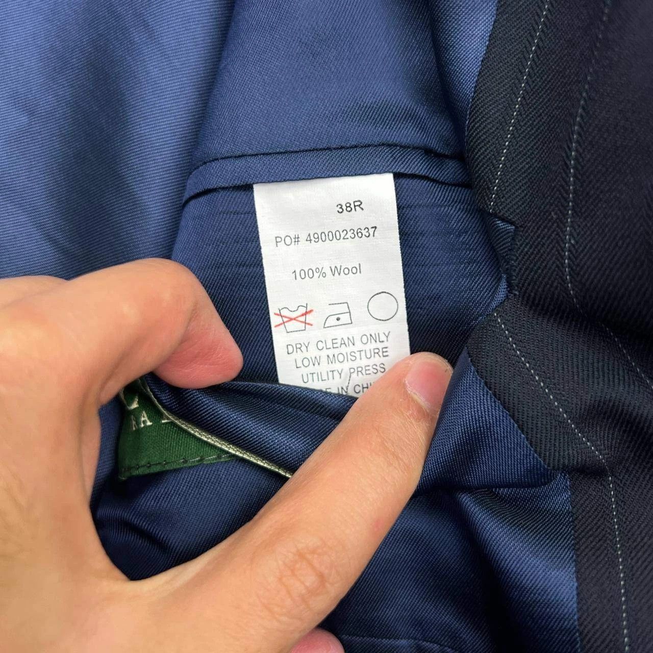 Lauren Ralph Lauren Lauren Ralph Lauren Blazer Men 38R Pinstripe Two Button Wool Size 38R - 9 Thumbnail