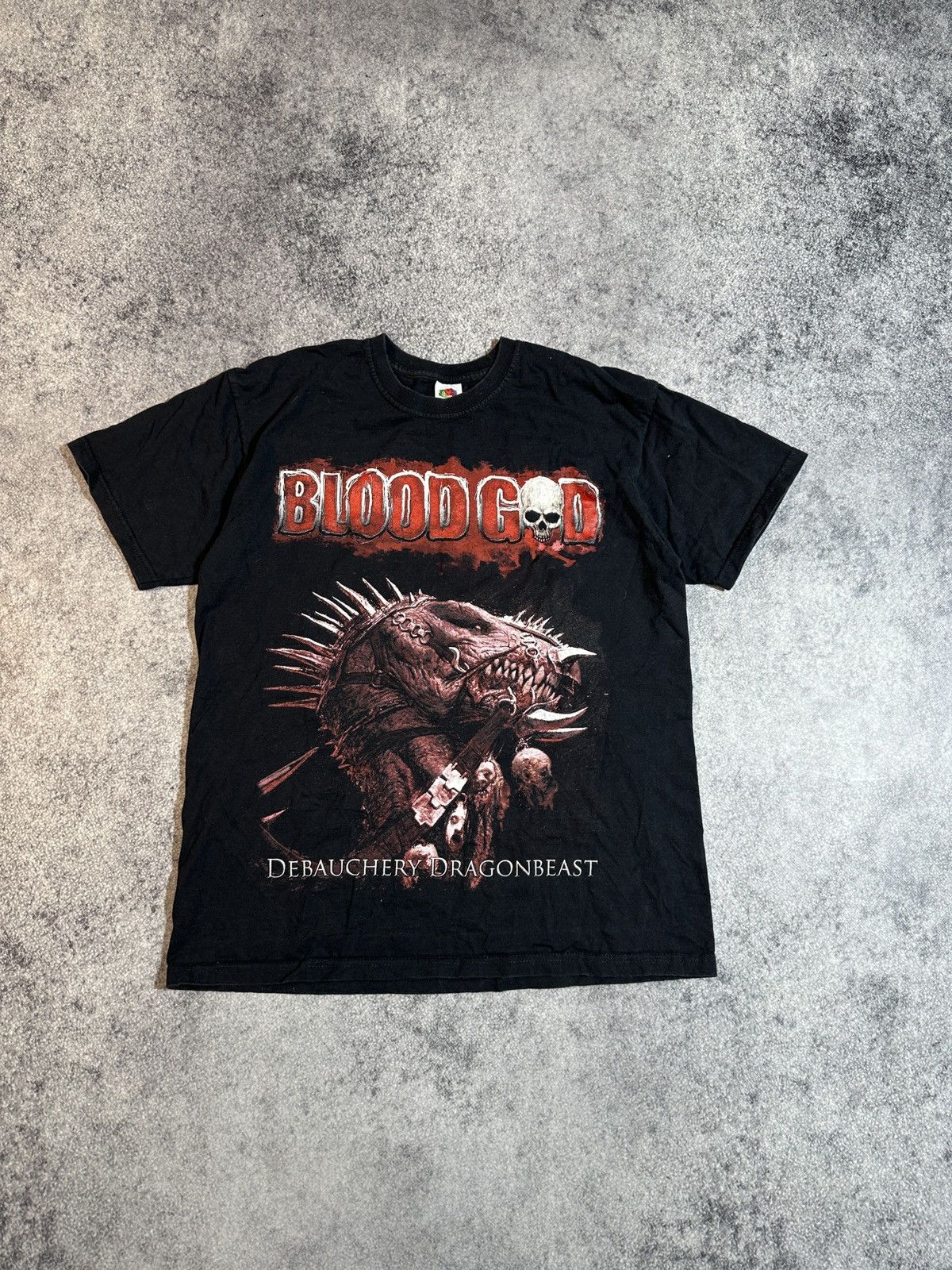 Band Tees Y2K Avant Garde Blood God T-shirt Opium Metal Rock L Rare Size US L / EU 52-54 / 3 - 1 Thumbnail