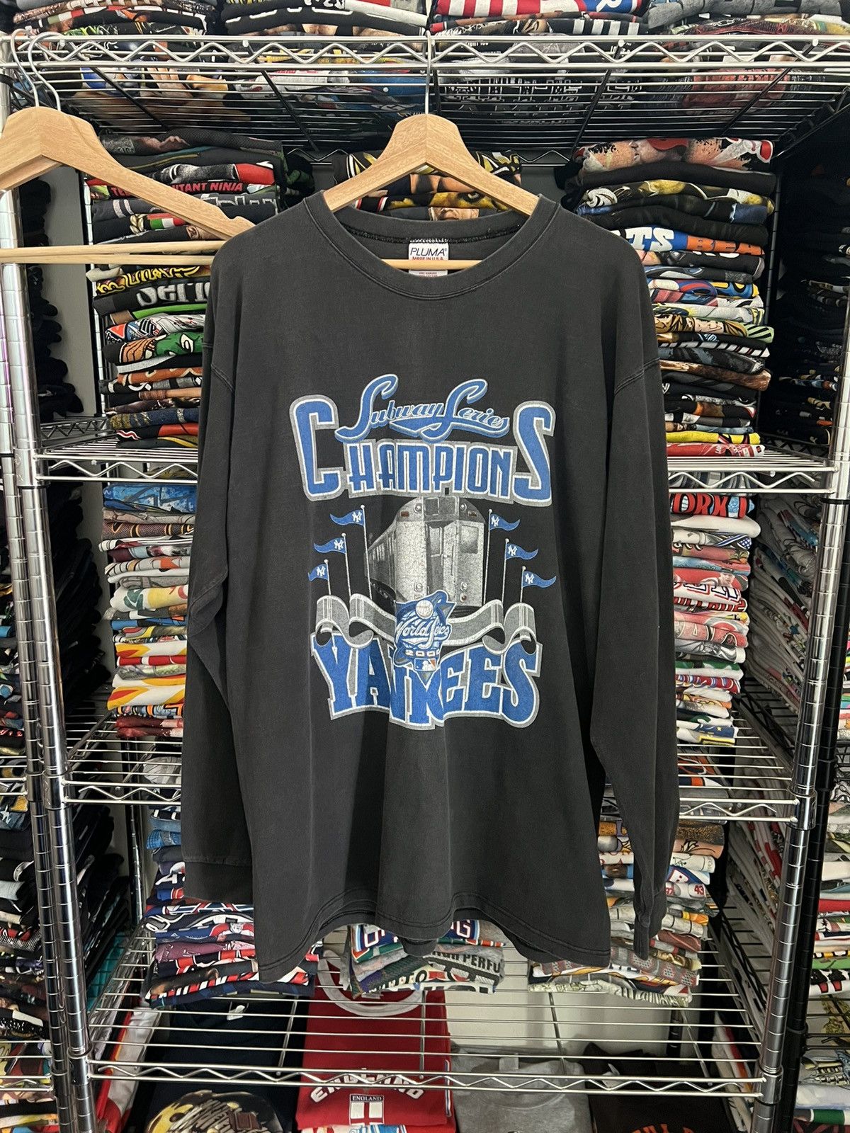 New York Yankees 2000 MLB Subway Series vs Mets Tee Size US L / EU 52-54 / 3 - 1 Thumbnail