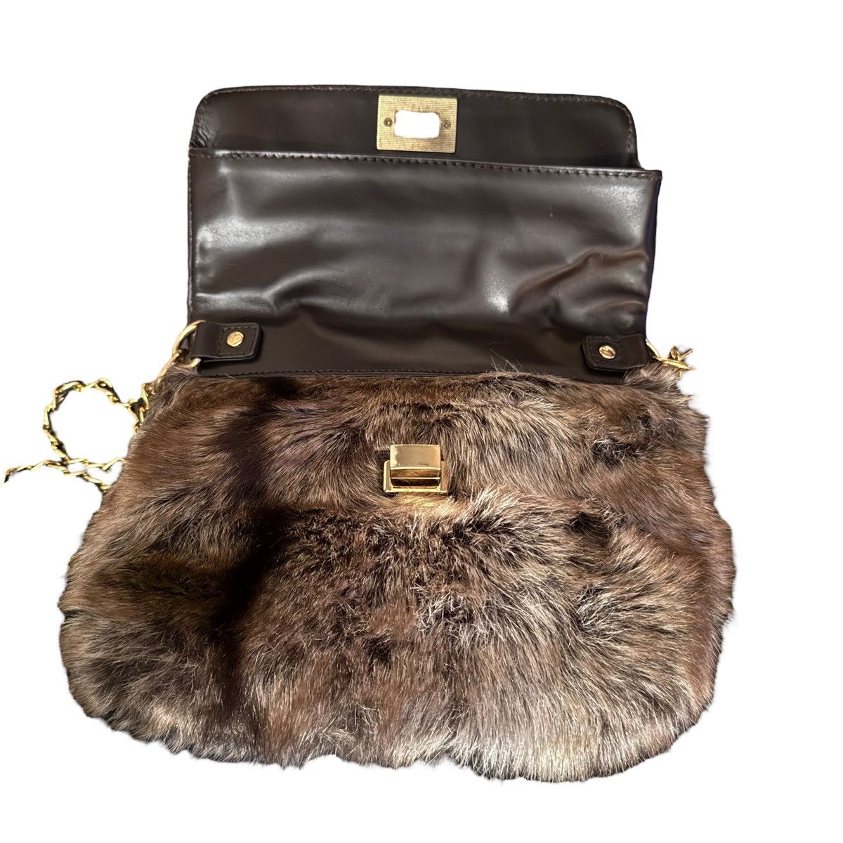 Other Paradox faux fur leather chain strap bag Size ONE SIZE - 6 Thumbnail