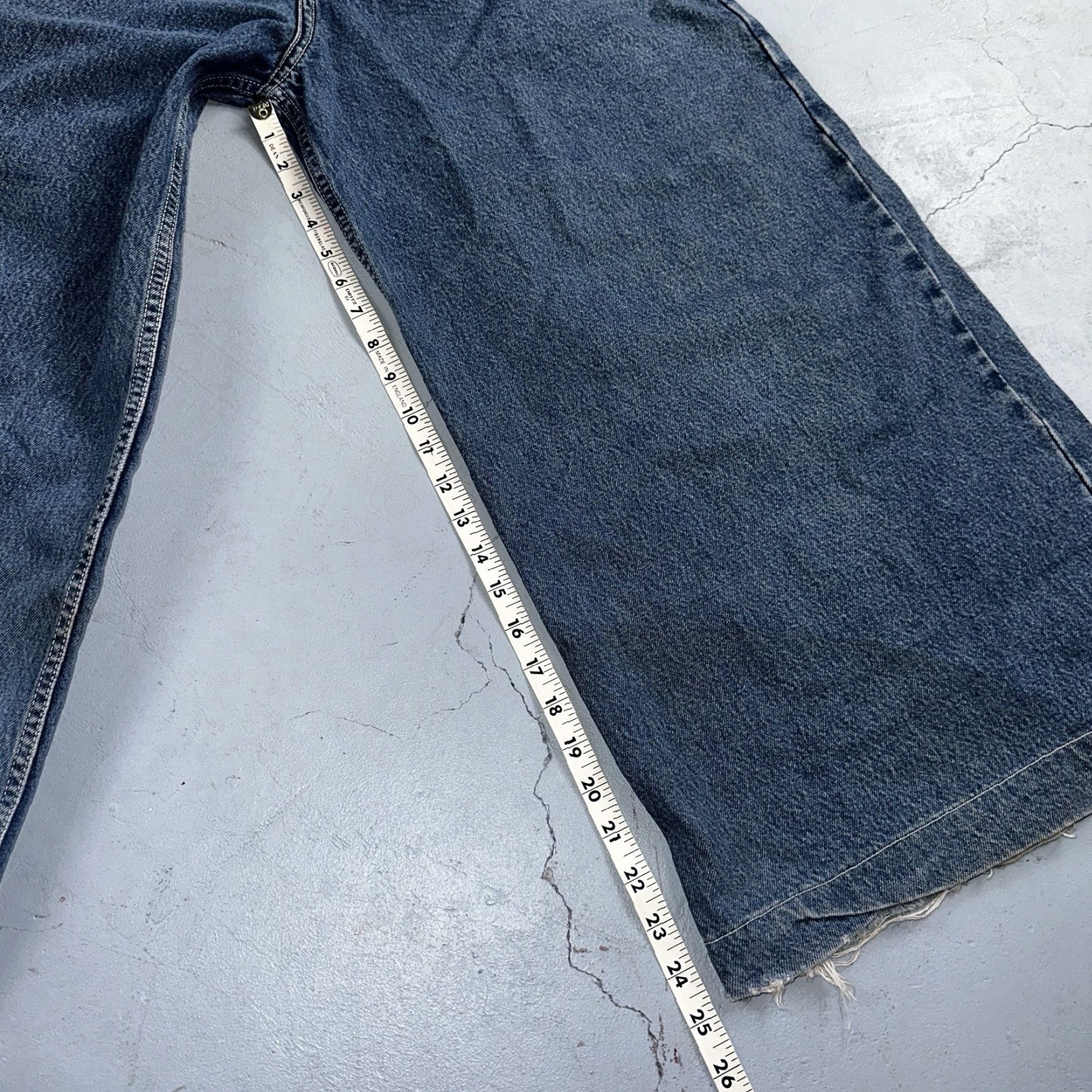 JNCO VINTAGE JNCO Jeans Men Wide-Leg 30x25 Y2K 90s Denim Blue Endangered Species Rhino Collection Size US 28 / EU 44 - 6 Thumbnail