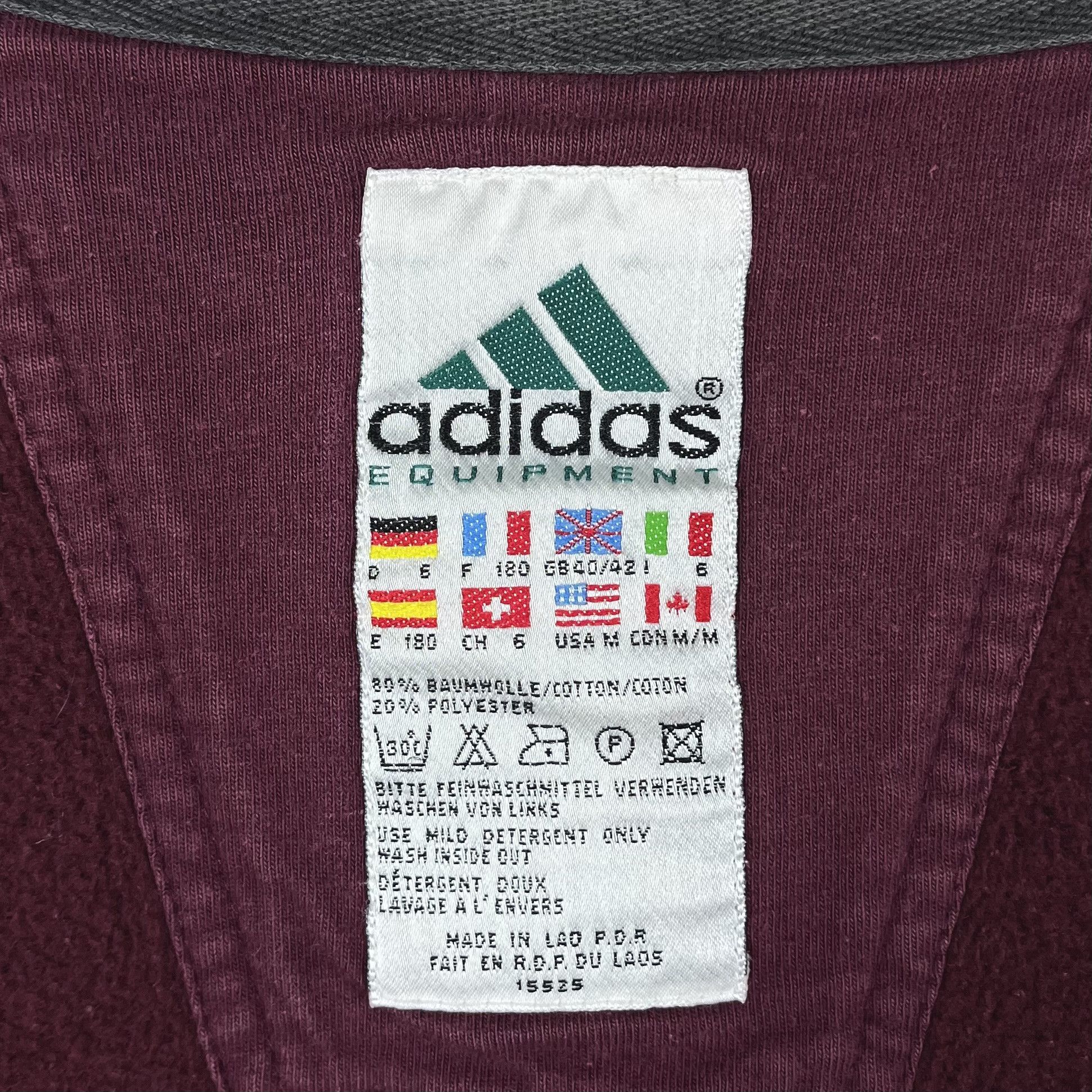 Adidas Vintage Adidas Equipment Iconic Big Logo Sweatshirt 90’s Size US M / EU 48-50 / 2 - 9 Thumbnail