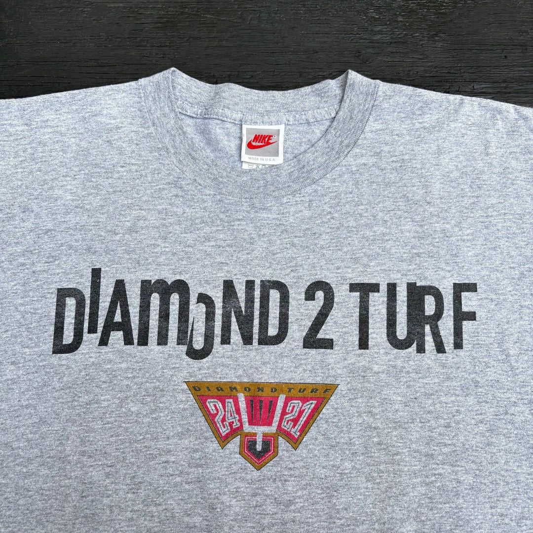 Nike Nike Deion Sanders 1990 90s Vintage USA Made Diamond T-Shirt Size US XL / EU 56 / 4 - 3 Thumbnail