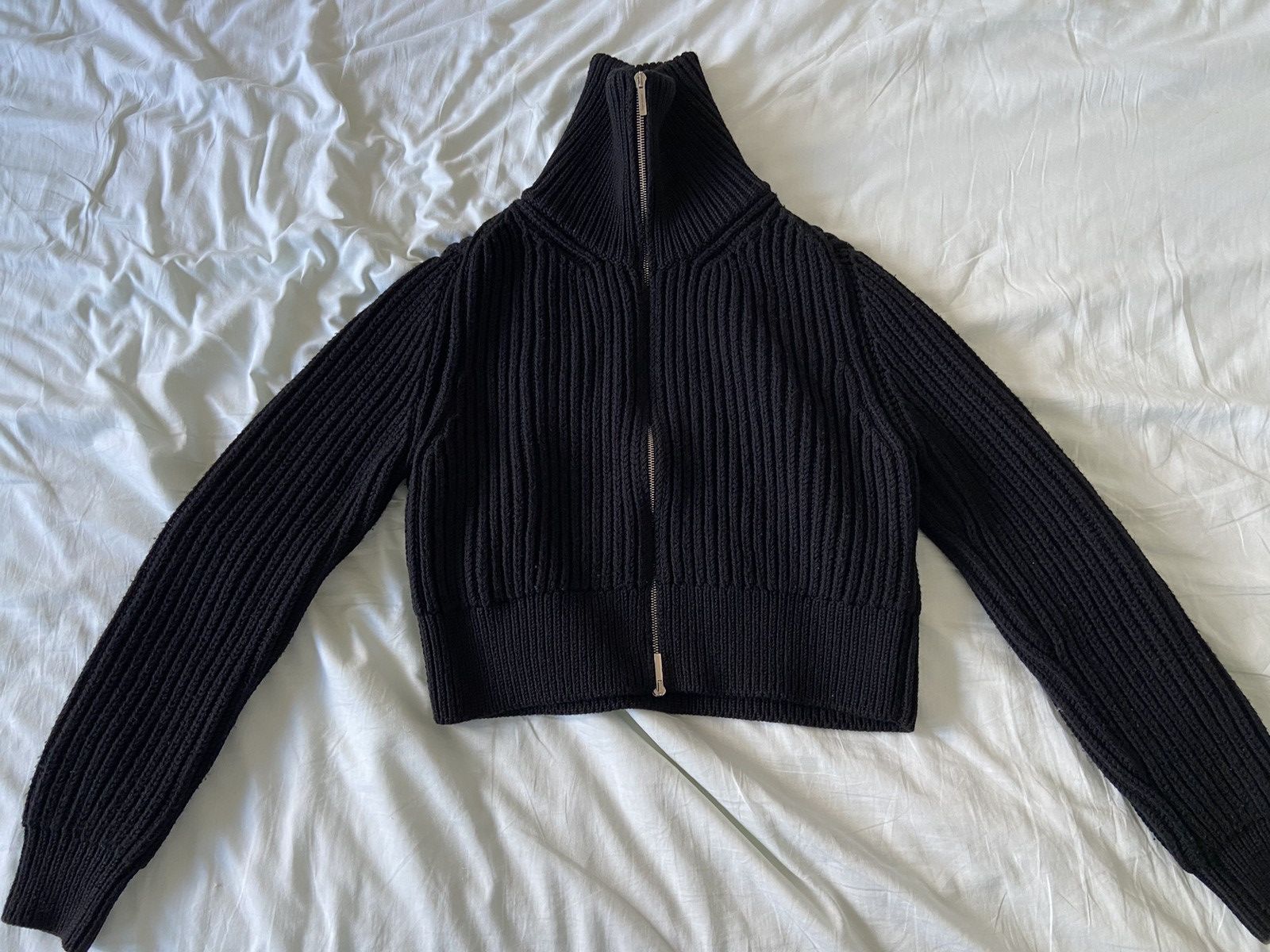 Dior FW17 Cropped Zip Knitted Sweater Size US S / EU 44-46 / 1 - 2 Thumbnail