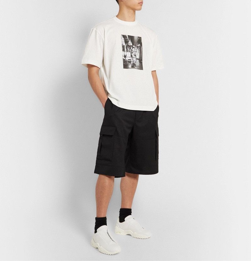 Yohji Yamamoto Y-3 Wide-Leg Wool-Blend Twill Cargo Shorts