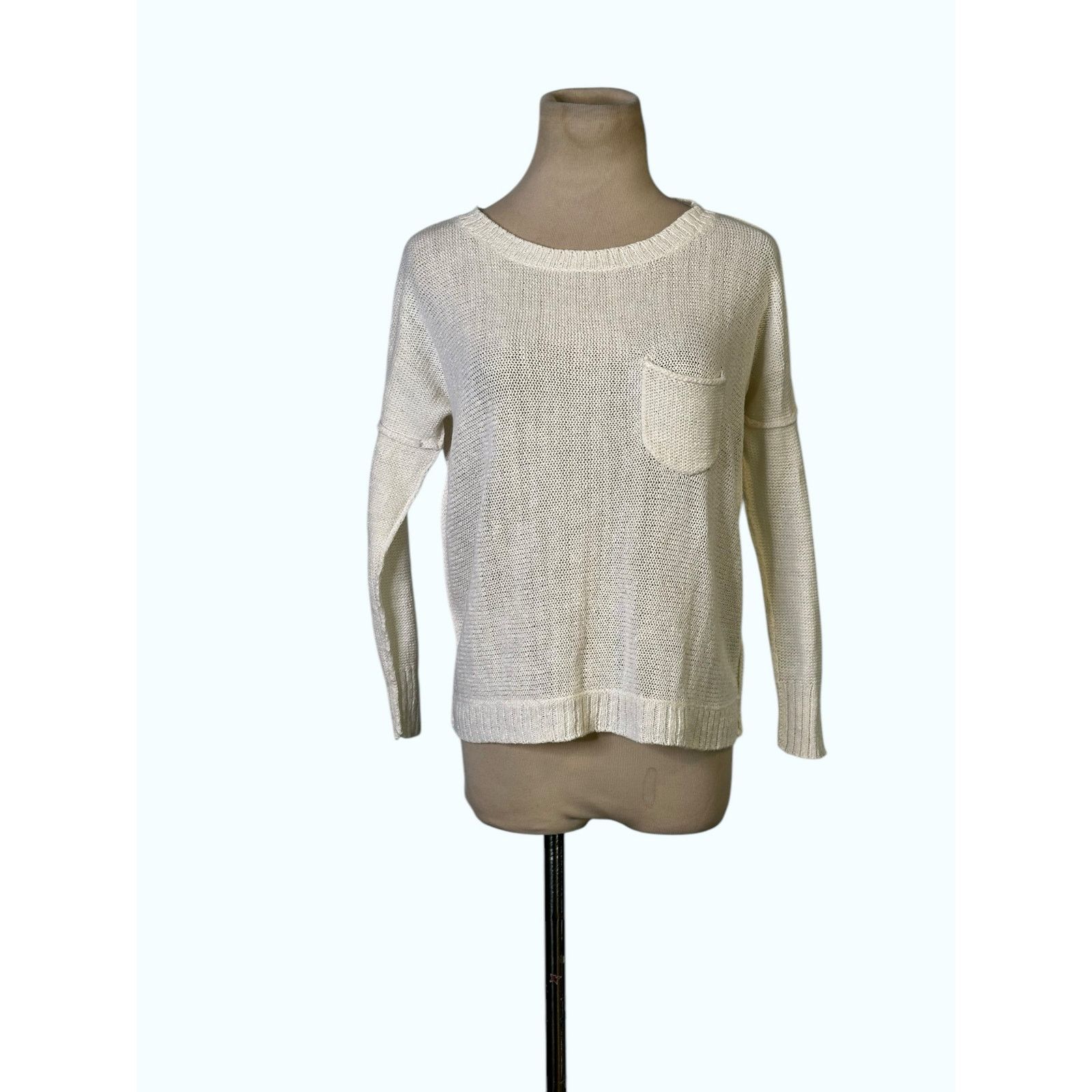 Brochu Walker Brochu Walker white linen sweater size Small Size S / US 4 / IT 40 - 10 Thumbnail