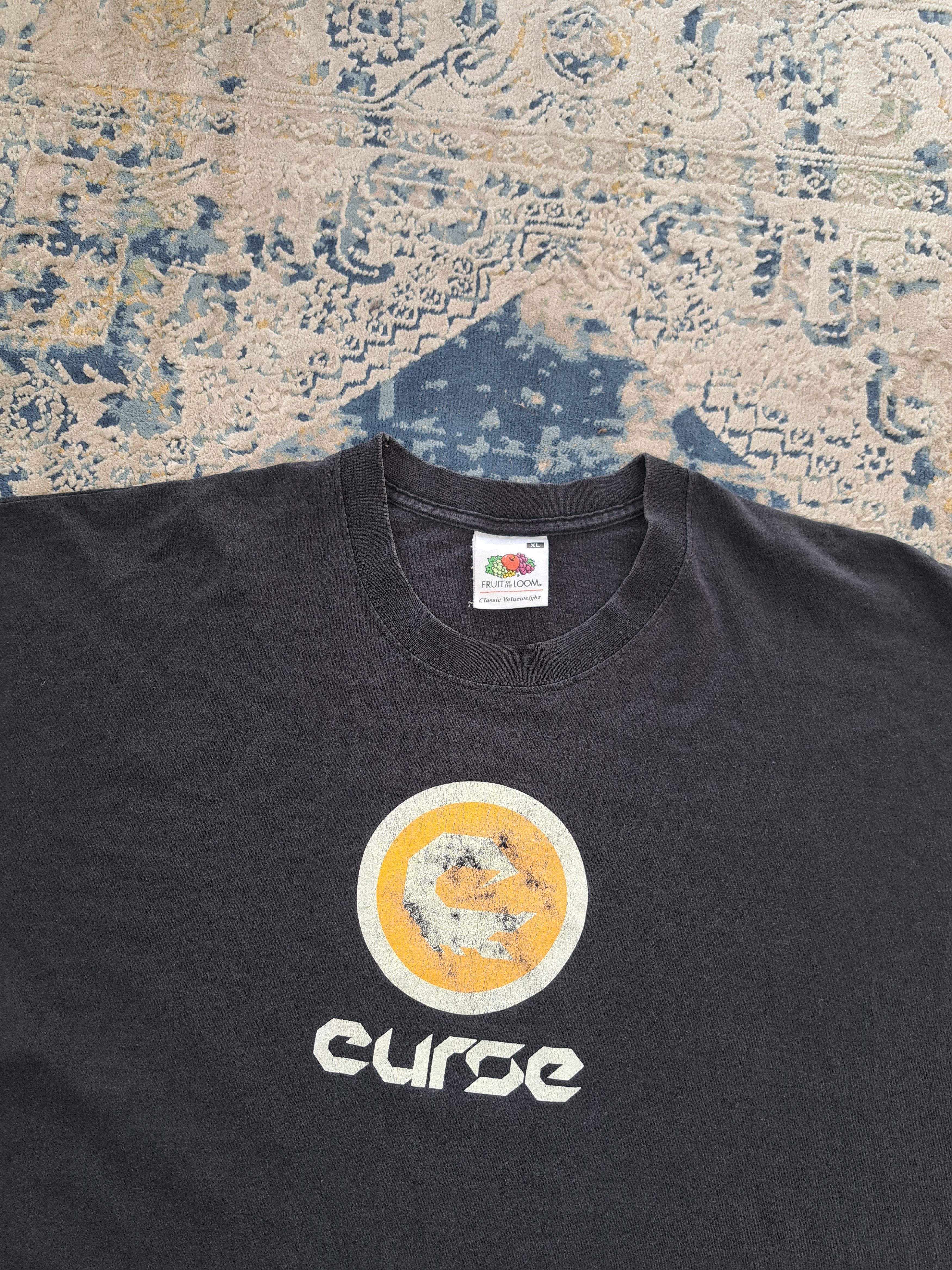 Vintage Vintage 00s Curse Crush Baggy Washed Tee Size US L / EU 52-54 / 3 - 2 Thumbnail