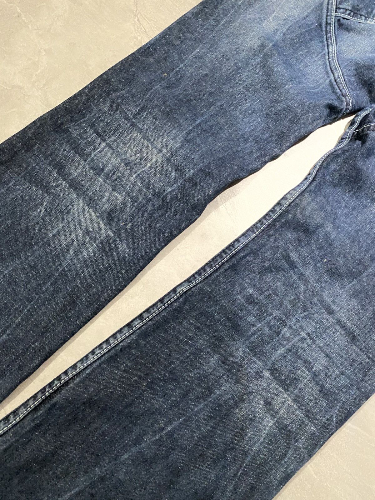 Vintage Archive Designer Washed Destroyed Slim Jean/ Zip line /Tokyo Size US 32 / EU 48 - 9 Thumbnail