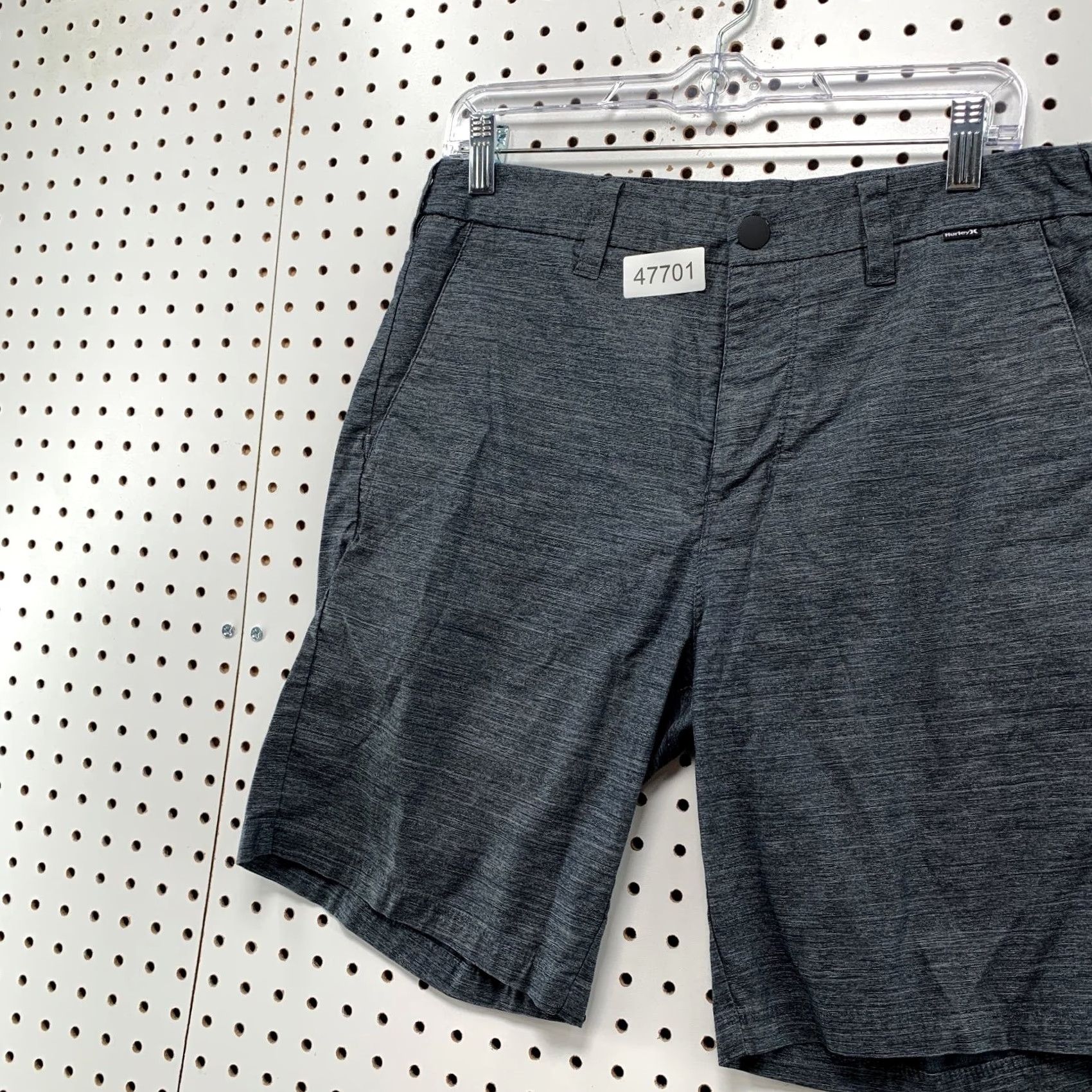 Hurley Hurley Chino Shorts Mens 30 Gray Stretch Golf Preppy Casual 32x9 Size US 30 / EU 46 - 5 Thumbnail