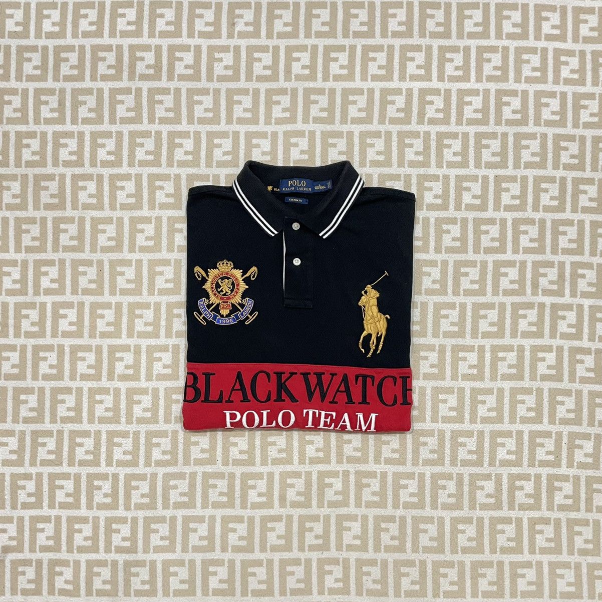 Polo Ralph Lauren RRL Ralph Lauren Polo Ralph Lauren Blackwatch Team Collar Tee Grailed