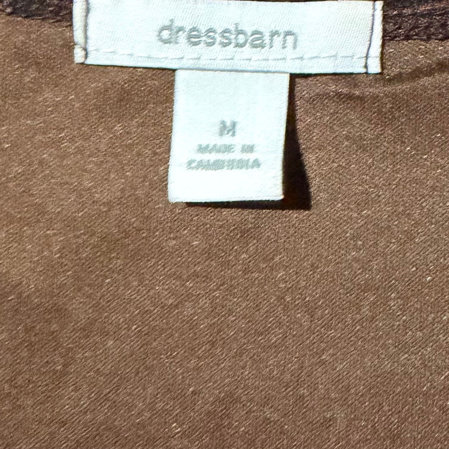 Other Dressbarn brown striped v-neck blouse Size M / US 6-8 / IT 42-44 - 3 Thumbnail