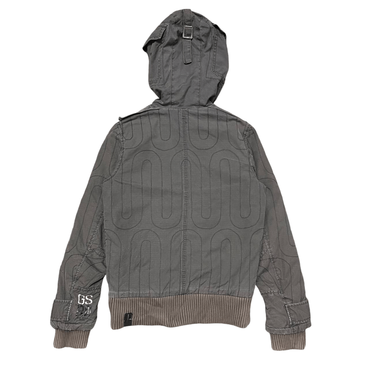 G-Star Vintage G Star Raw Denim 3301 Tactical Fur Hooded Jacket Size US XS / EU 42 / 0 - 23 Thumbnail
