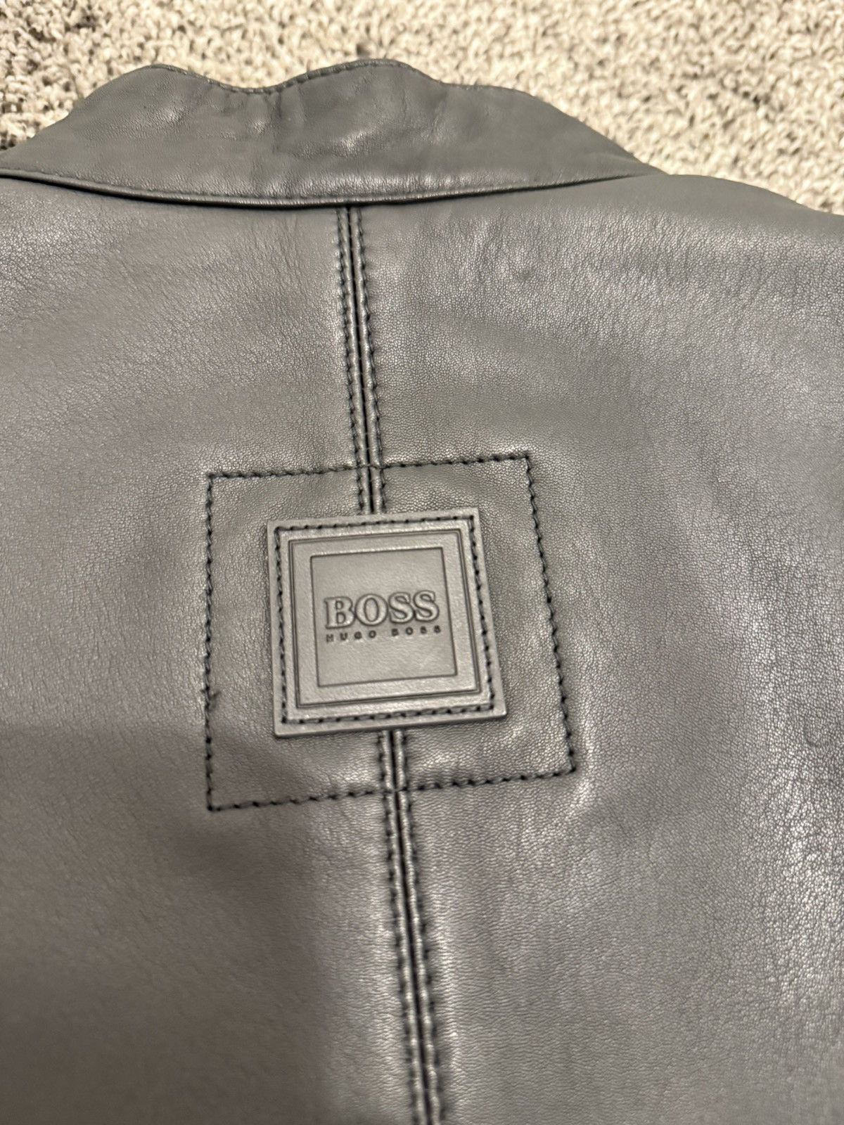 Hugo Boss Hugo Boss Leather Jacket Size US M / EU 48-50 / 2 - 5 Thumbnail