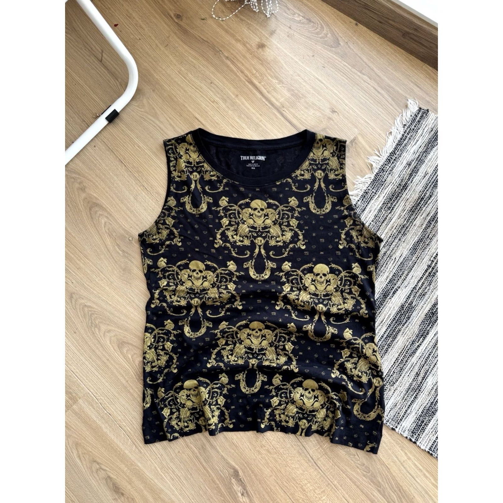 True Religion VINTAGE True Religion T-Shirt Sleeveless Skull Logo Monogram Blue M Mens 90s Y2K Streetwear USA Classic Designer Casual Size US M / EU 48-50 / 2 - 3 Thumbnail