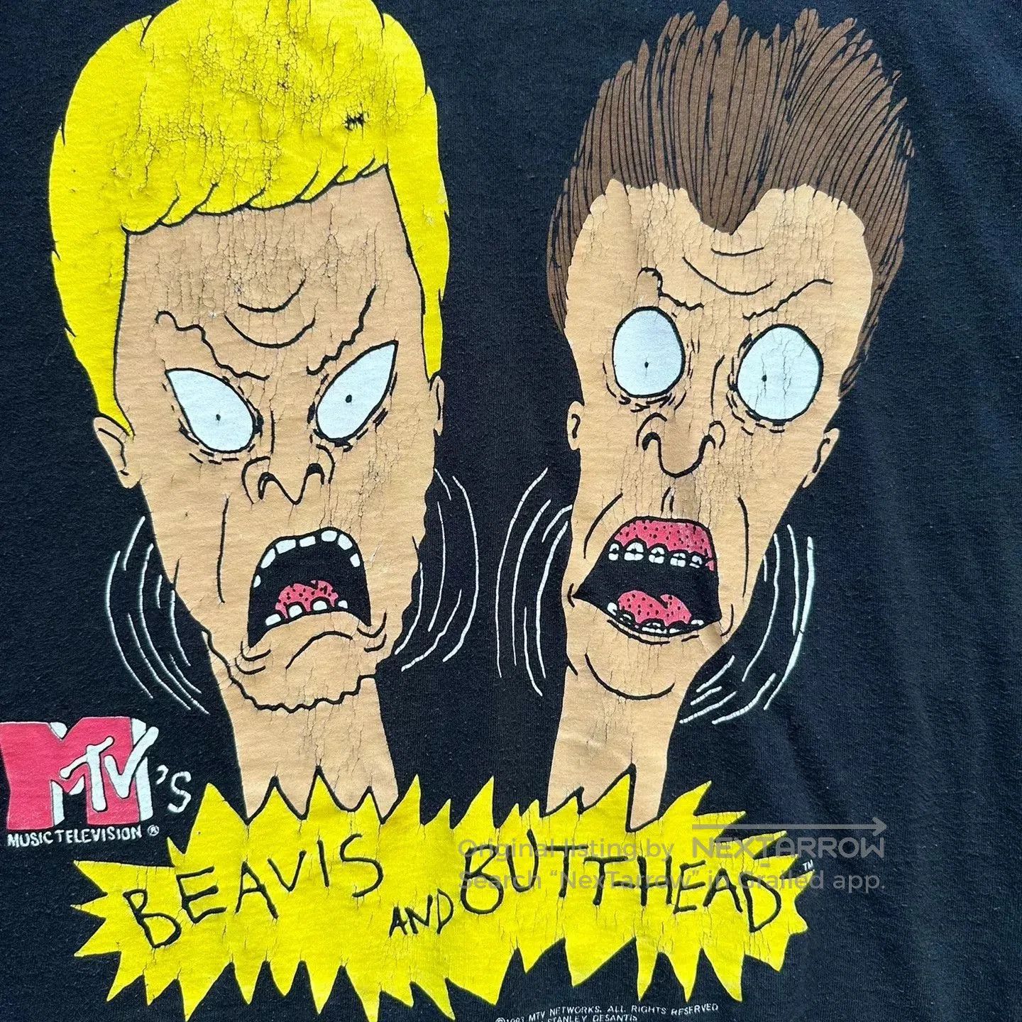 Vintage Vintage Beavis and Butthead 1993 Tee. Size US M / EU 48-50 / 2 - 5 Thumbnail