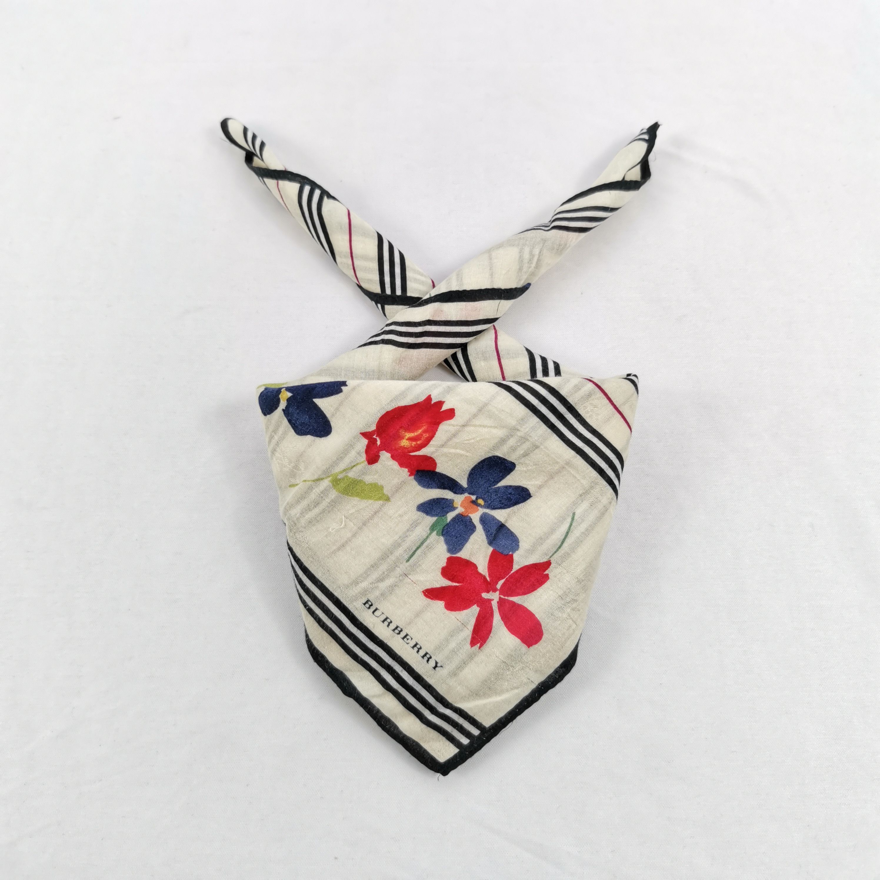 Burberry Vintage Burberry Handkerchief Neckerchief Bandana Size ONE SIZE - 1 Thumbnail