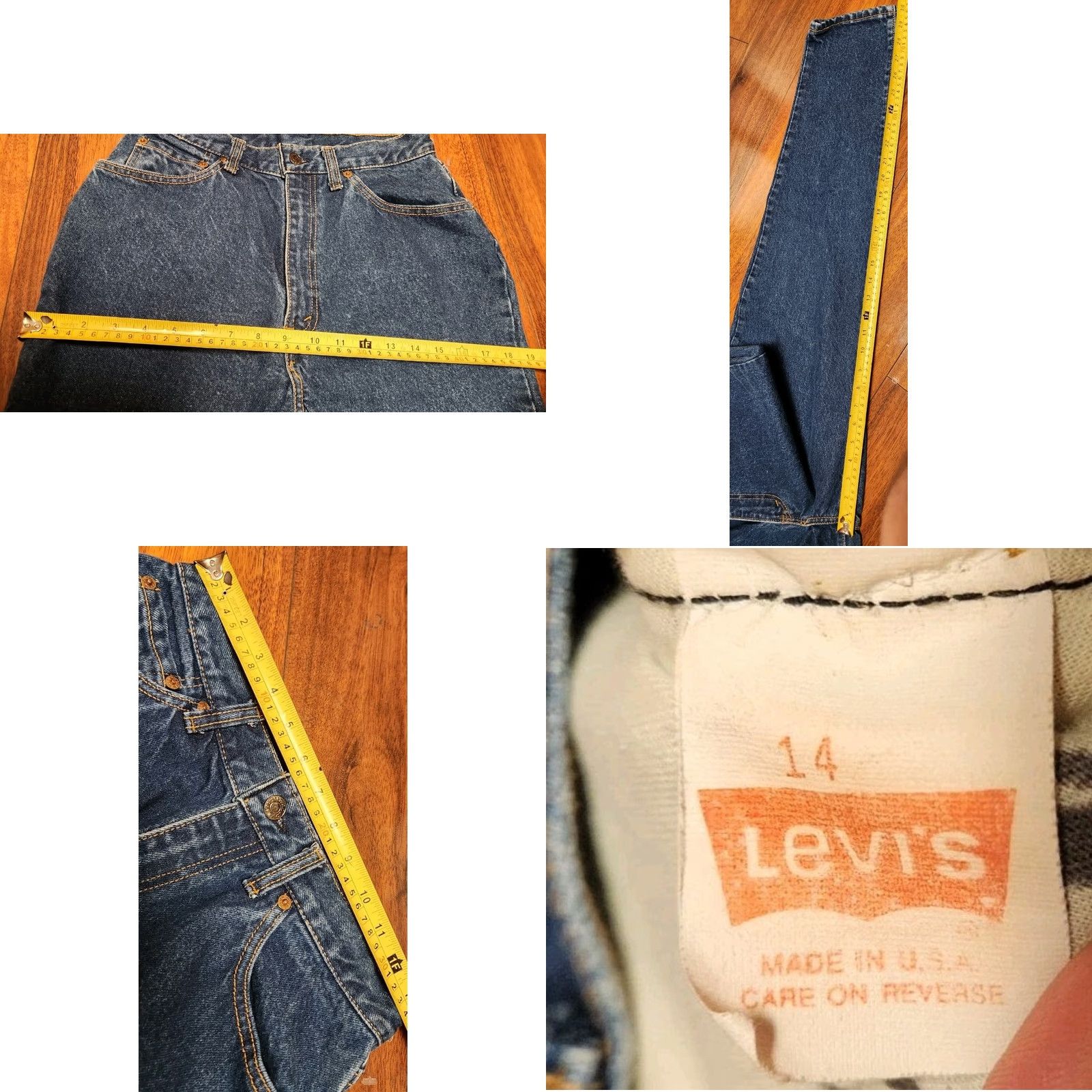 Levi's VINTAGE Levi's 505 Jeans Women 12 Denim 26x30 USA Made Mom Retro 80s 90s City Bohemian Grunge Fashion Pants Womens Size 34" / US 12 / IT 48 - 8 Thumbnail