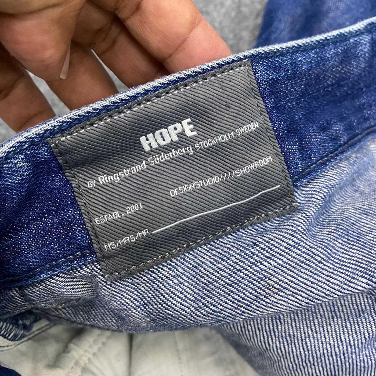 Hope 💥Best Offer💥Vintage Hope Selvegde Distressed Denim Denim Size US 33 - 24 Thumbnail