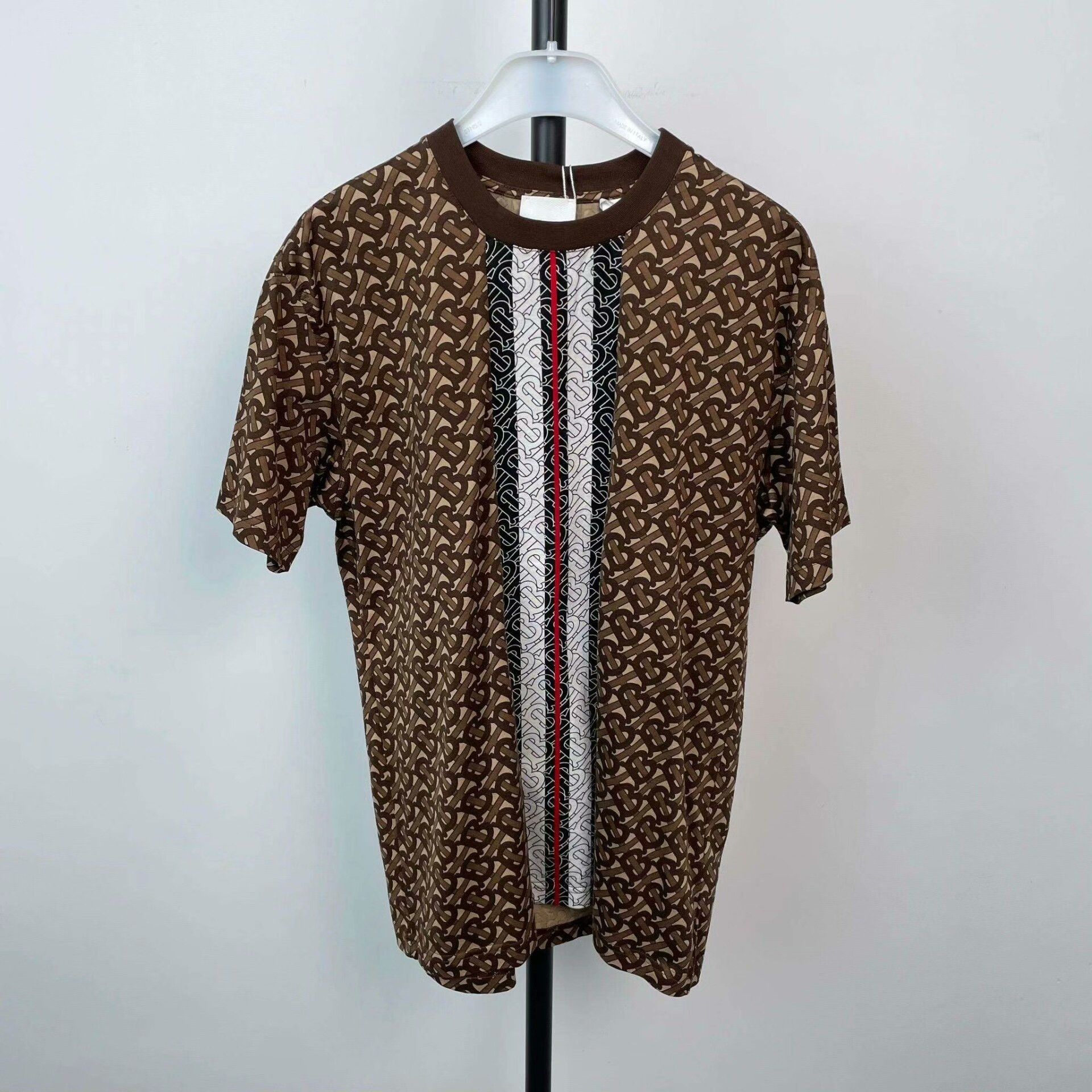 Burberry Burberry Cotton Brown T-Shirt S Men Size US S / EU 44-46 / 1 - 1 Thumbnail
