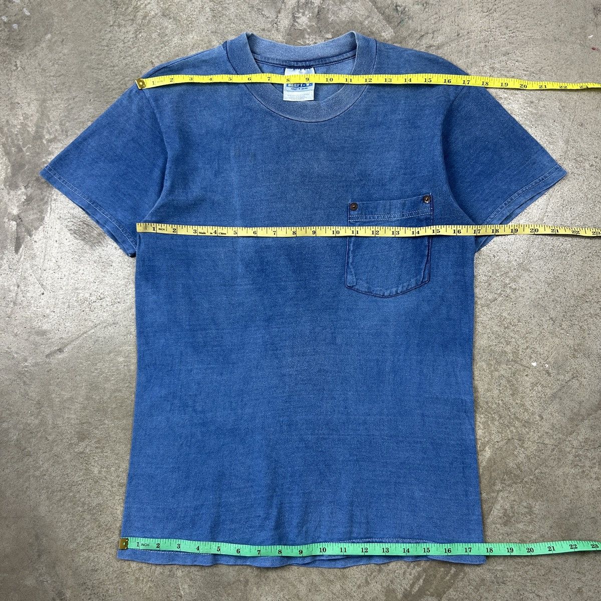 Vintage 1990s Hanes - Pocket Tee Paisley Size US S / EU 44-46 / 1 - 16 Thumbnail