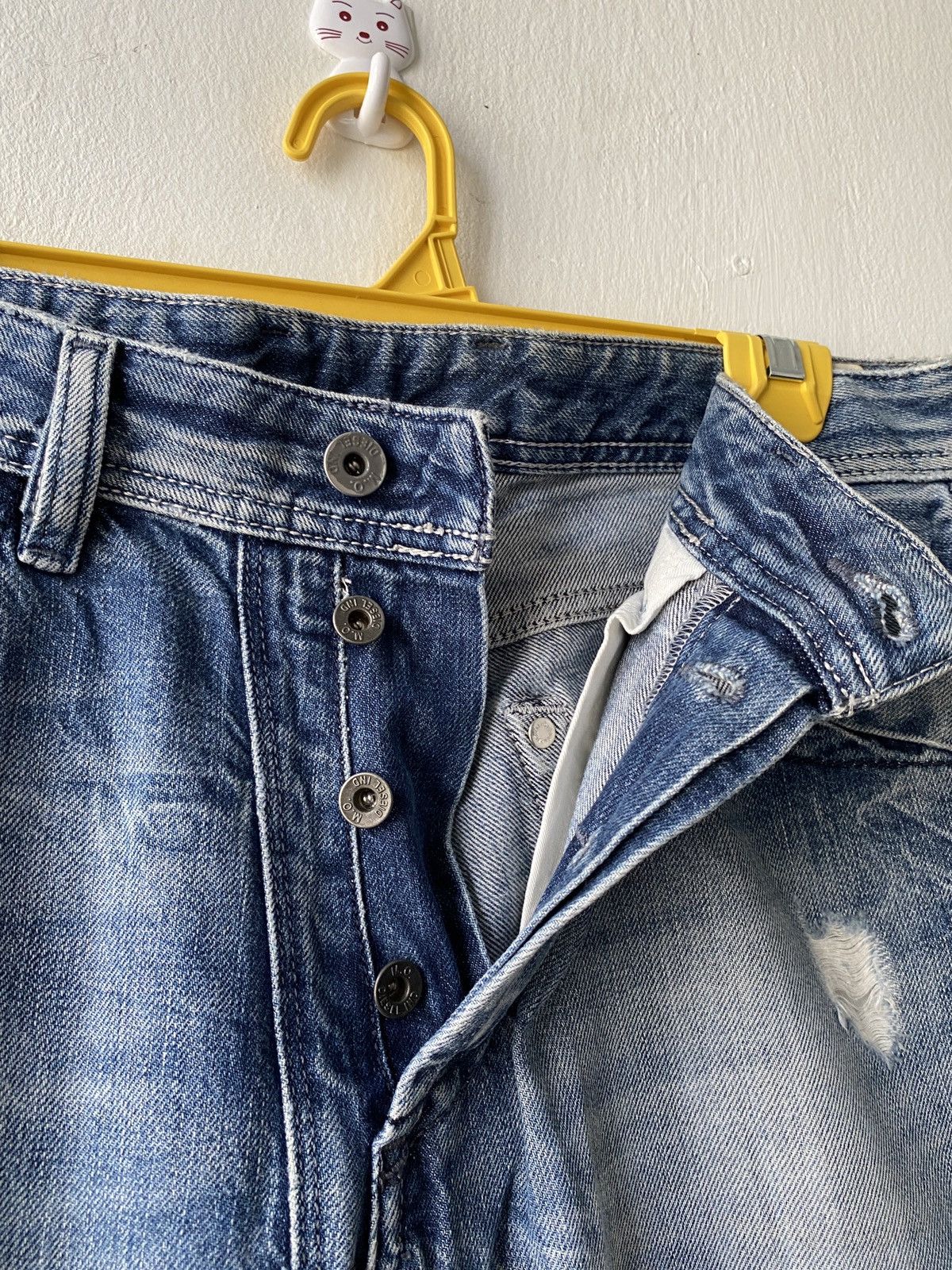 Diesel × Diesel Black Gold Diesel Mennit Distressed Denim Size US 32 / EU 48 - 10 Thumbnail