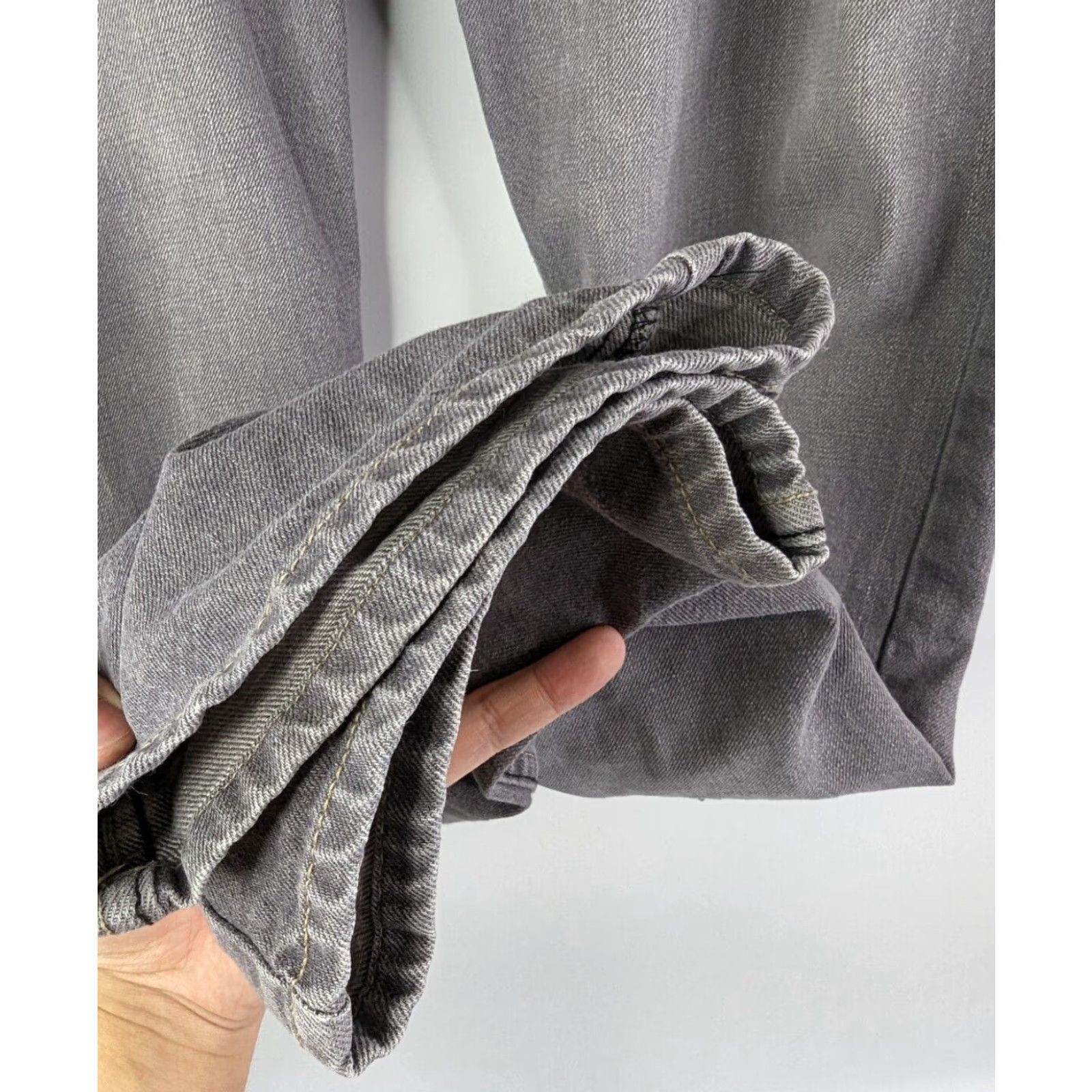 Dickies Dickies Jeans Straight Gray Mens Size 36 5-Pocket Denim Cotton Belt Loops Logo Distressed? No Distressed: No Size US 36 / EU 52 - 4 Thumbnail