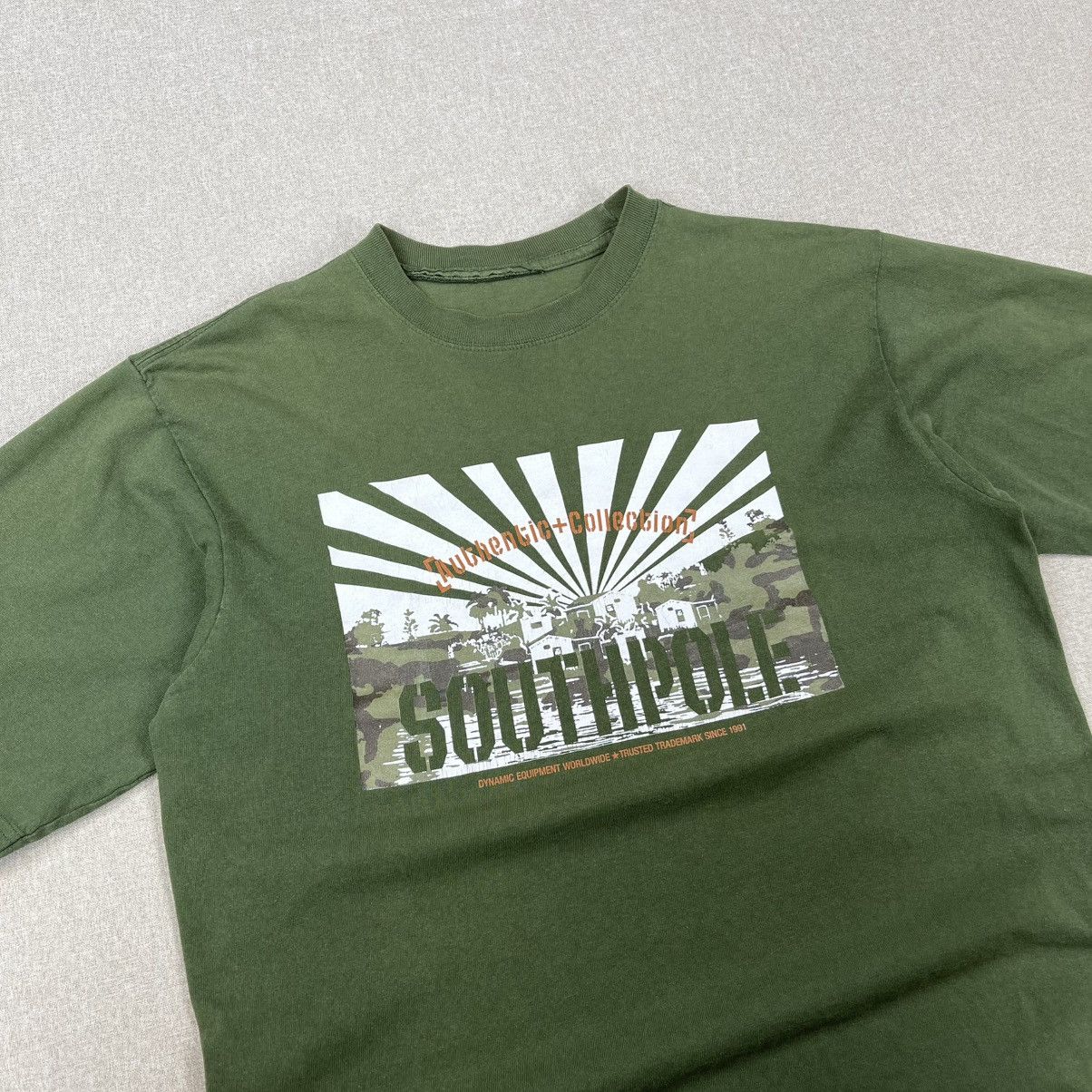 Southpole × Vintage SOUTHPOLE ARMY GREEN TEE Y2K VINTAGE HIP HOP RAP SKATE Size US L / EU 52-54 / 3 - 3 Thumbnail