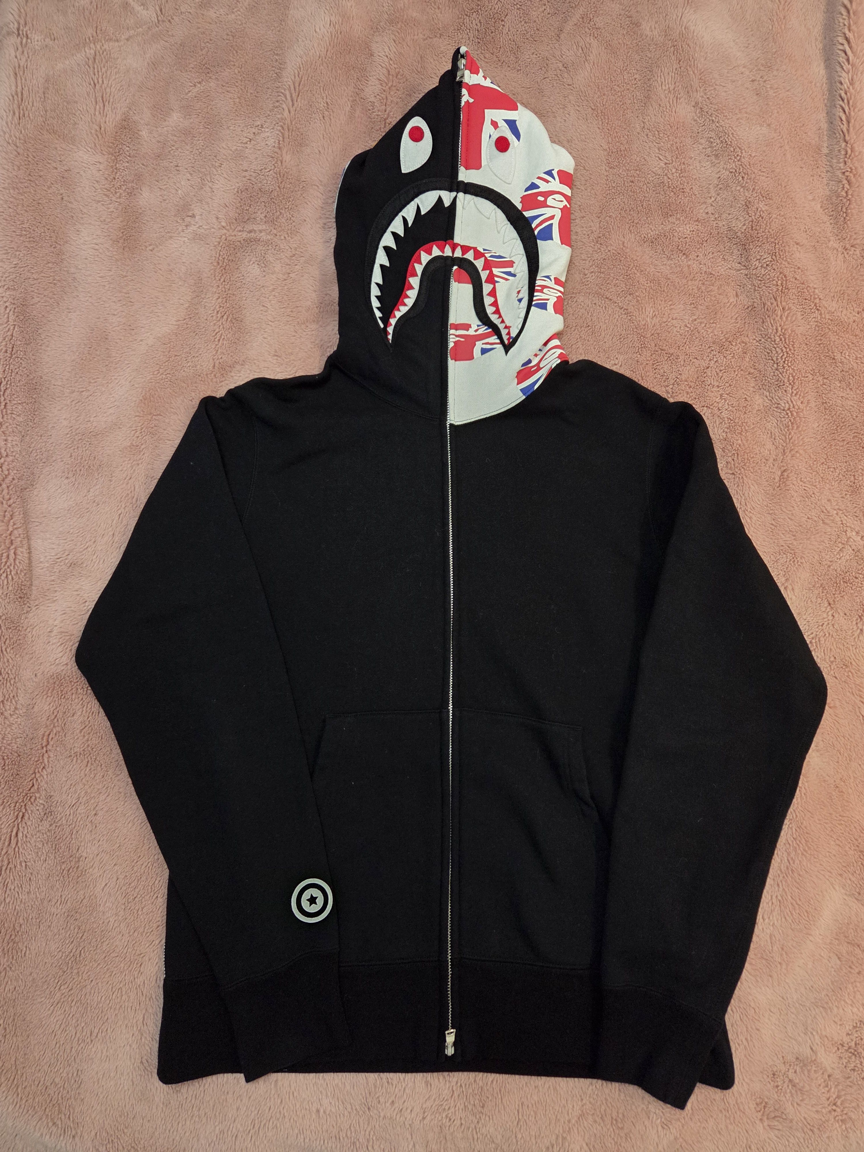 Bape A bathing ape Bape UK London shark hoodie Large Size US L / EU 52-54 / 3 - 2 Thumbnail