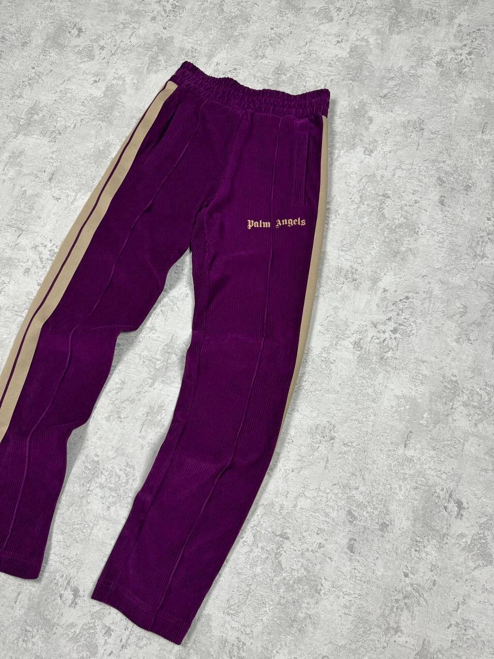 Palm Angels Palm Angels Violet Velvet Man Track Pants Size XS Size US 28 / EU 44 - 2 Thumbnail